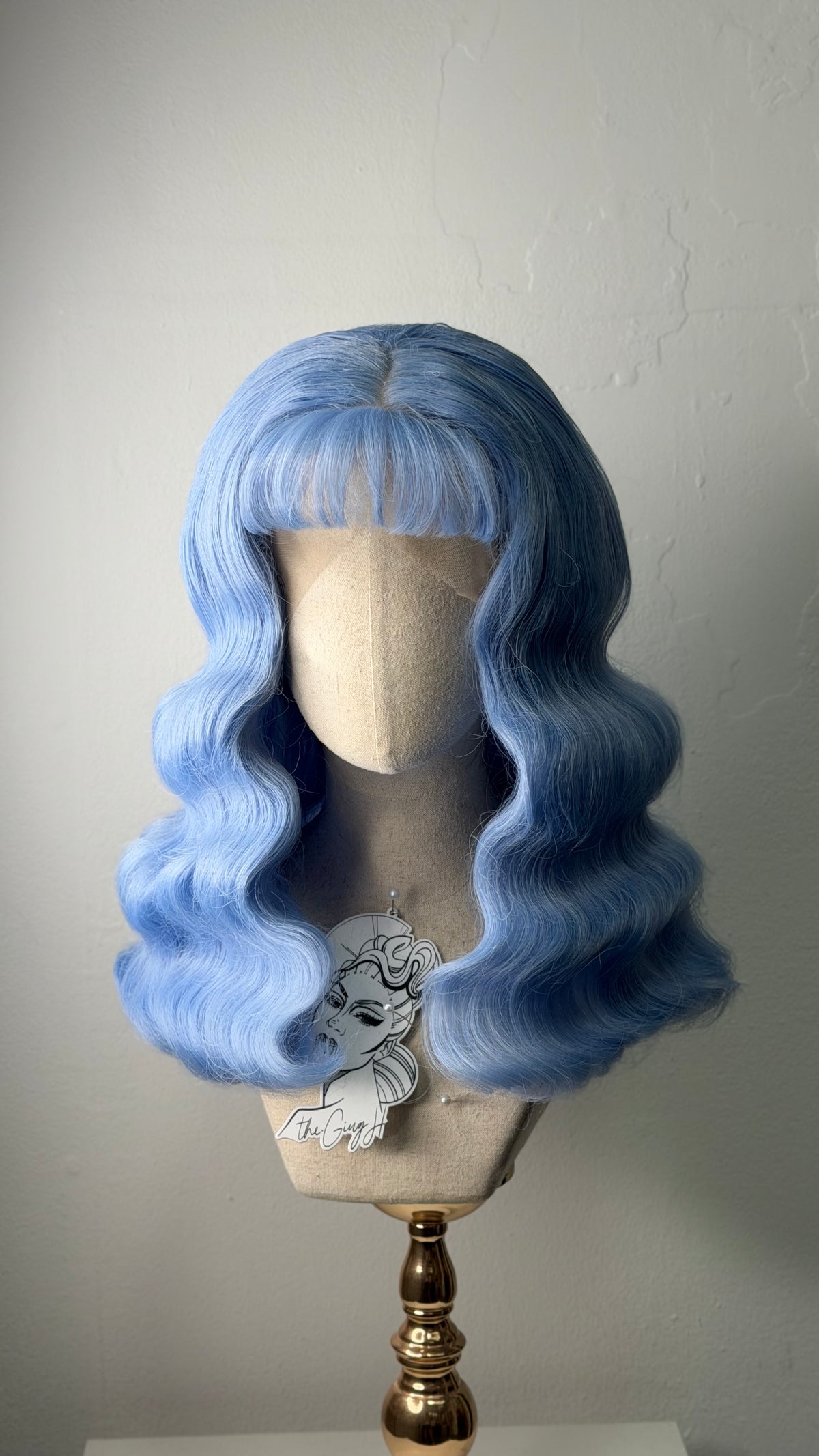 Sky blue classy waves