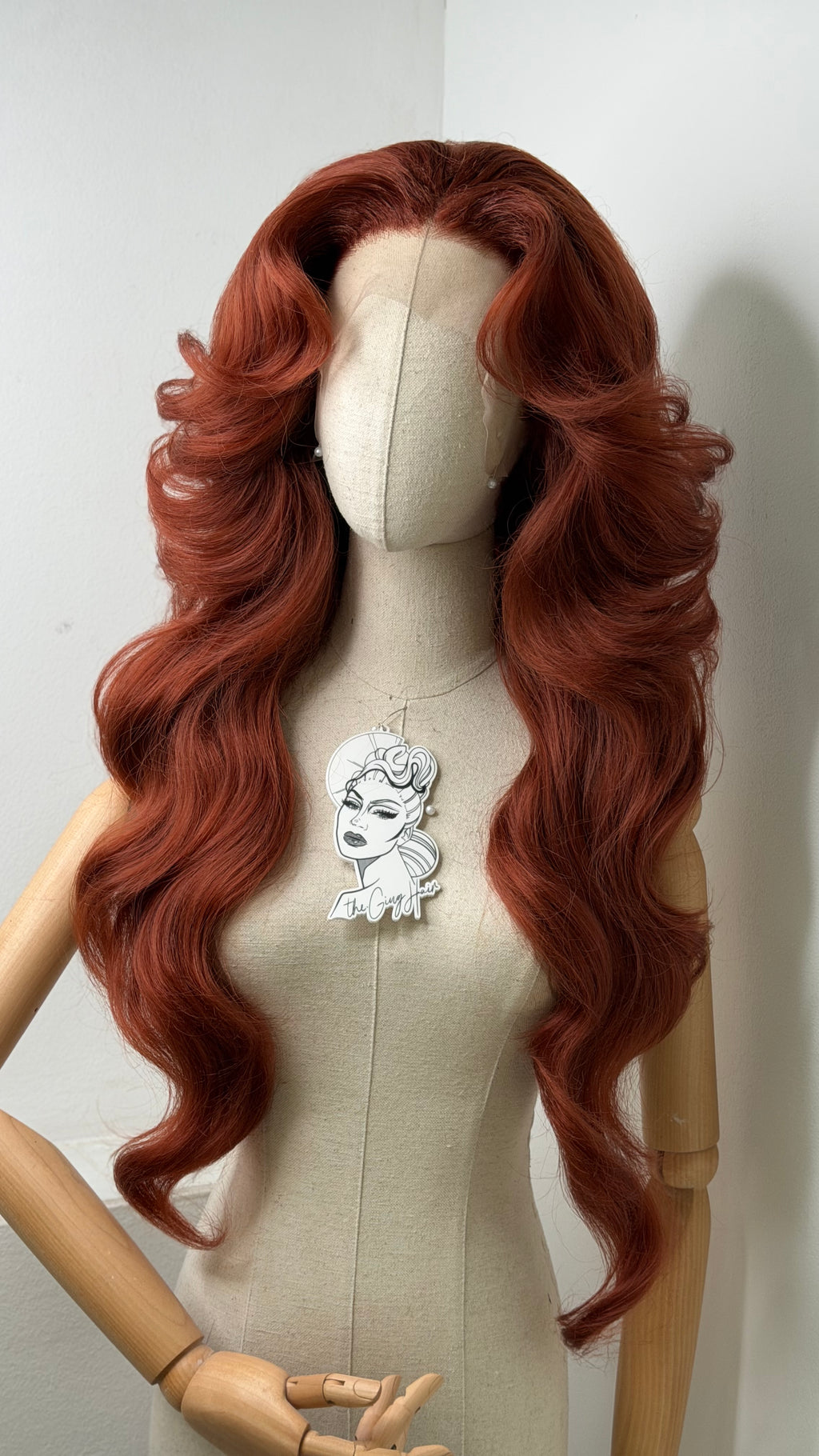 70s dark Ginger Wig