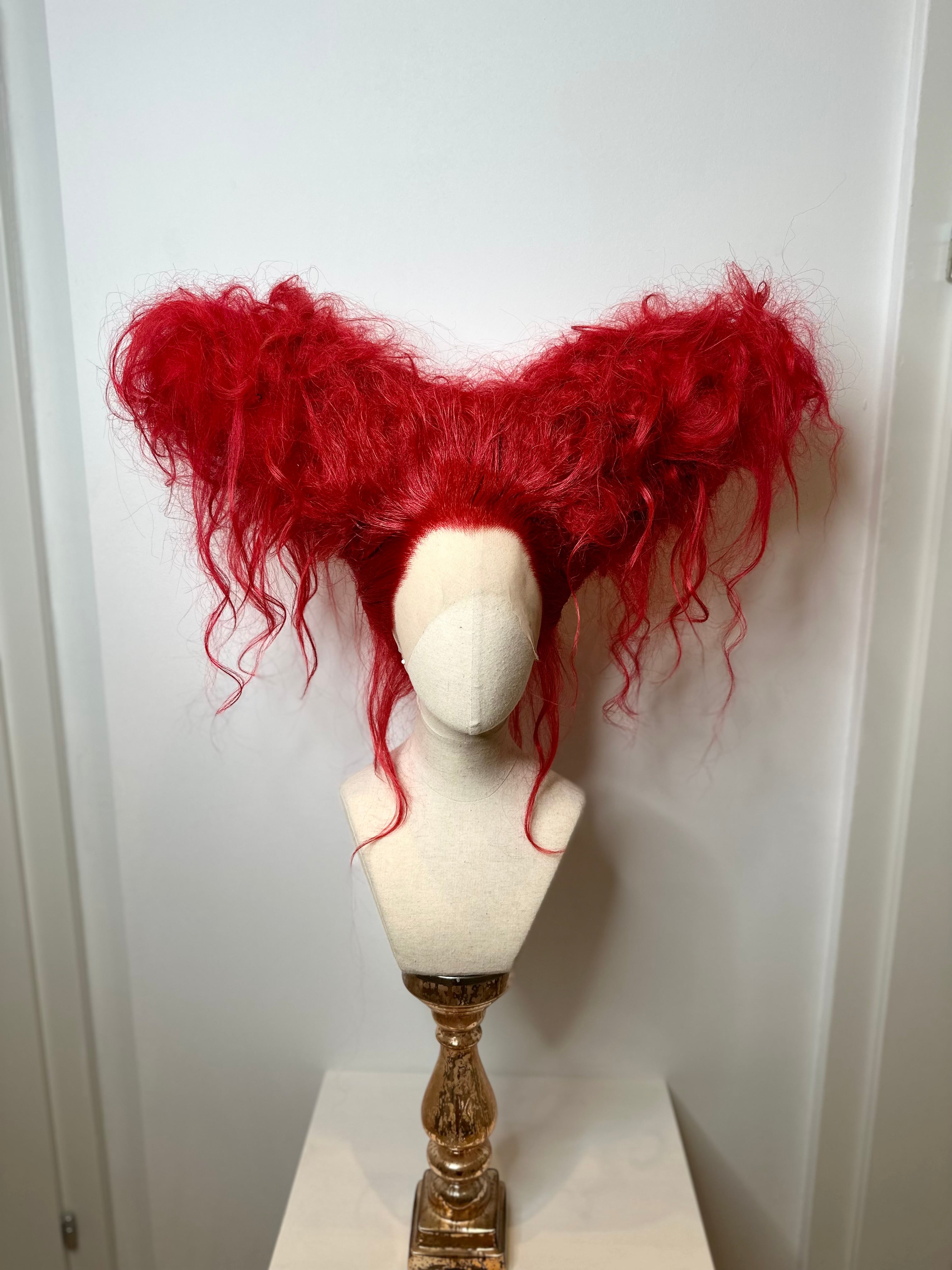 Sculpturing  Big Clown Wig Red