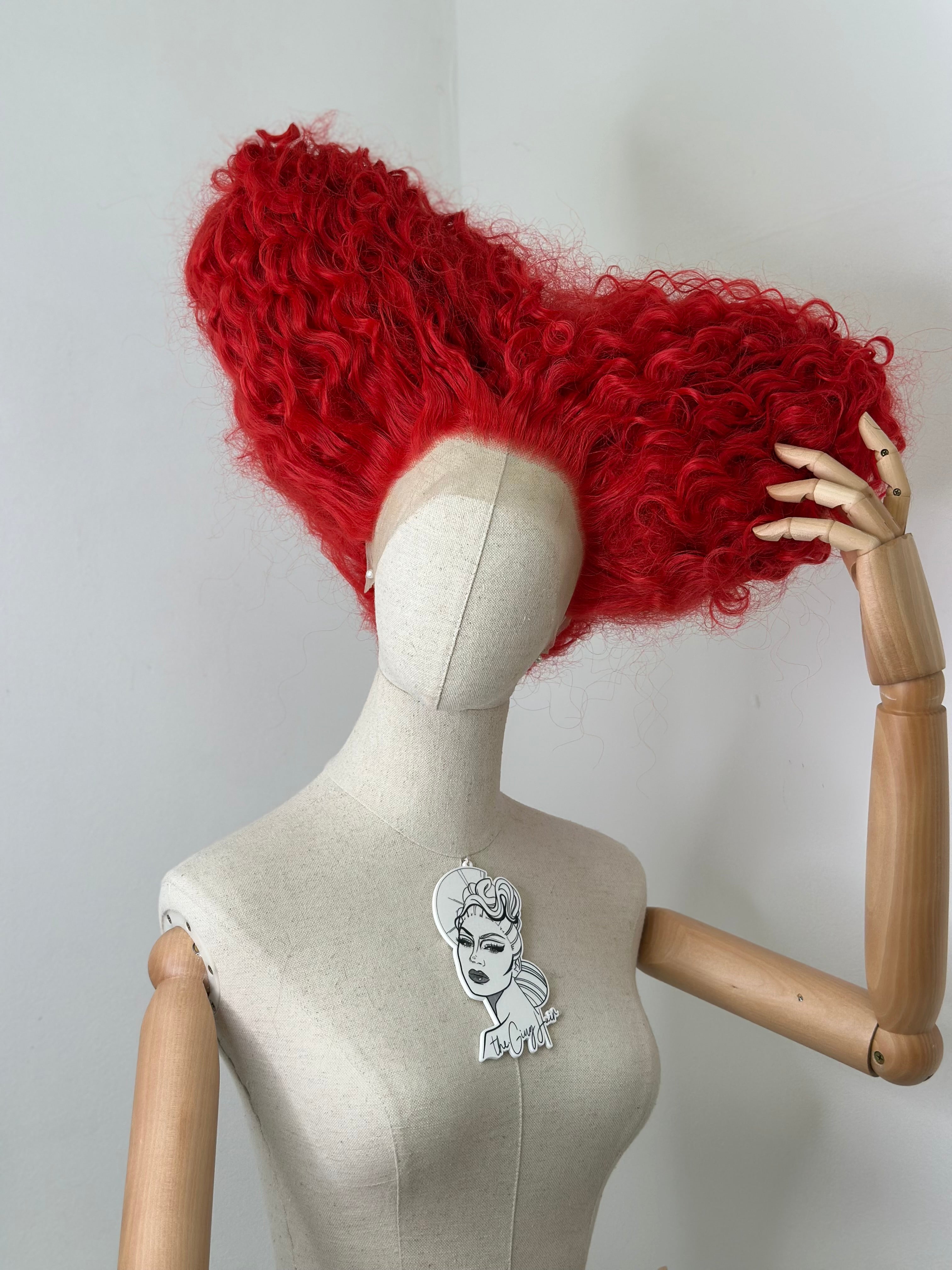 Big heart Queen wig