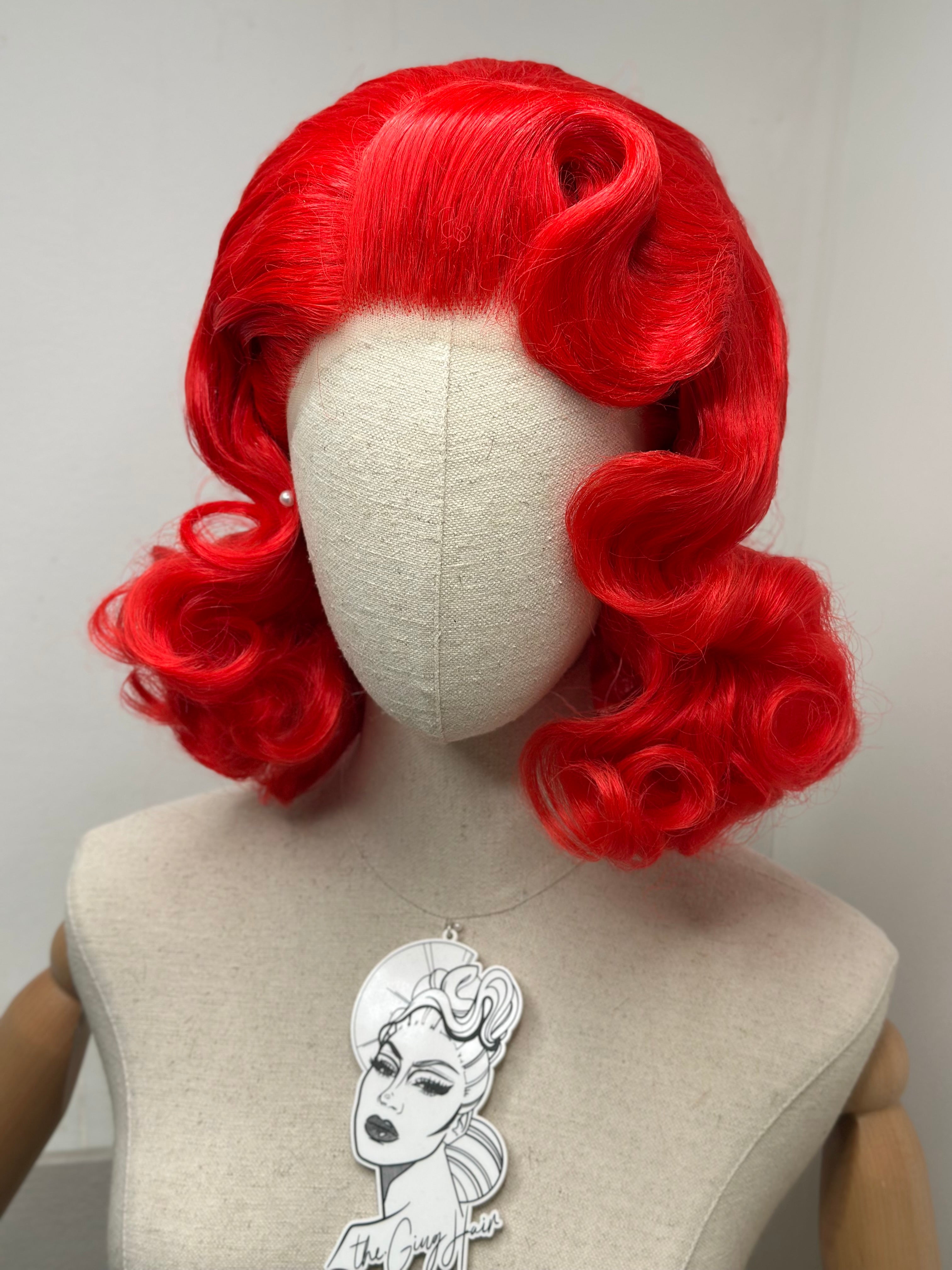 Classy short Fire Red