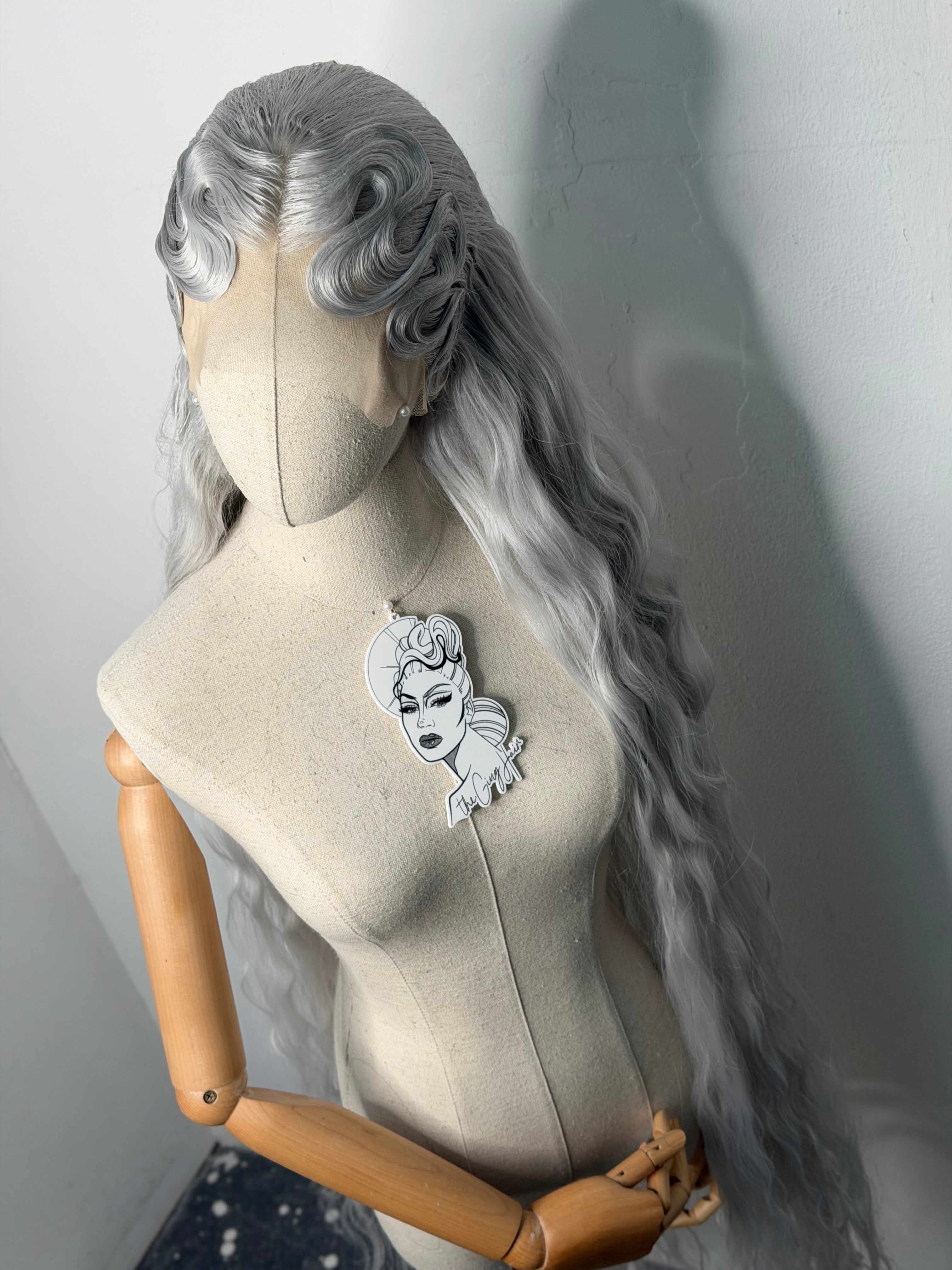 60 inch Silver Mermaid