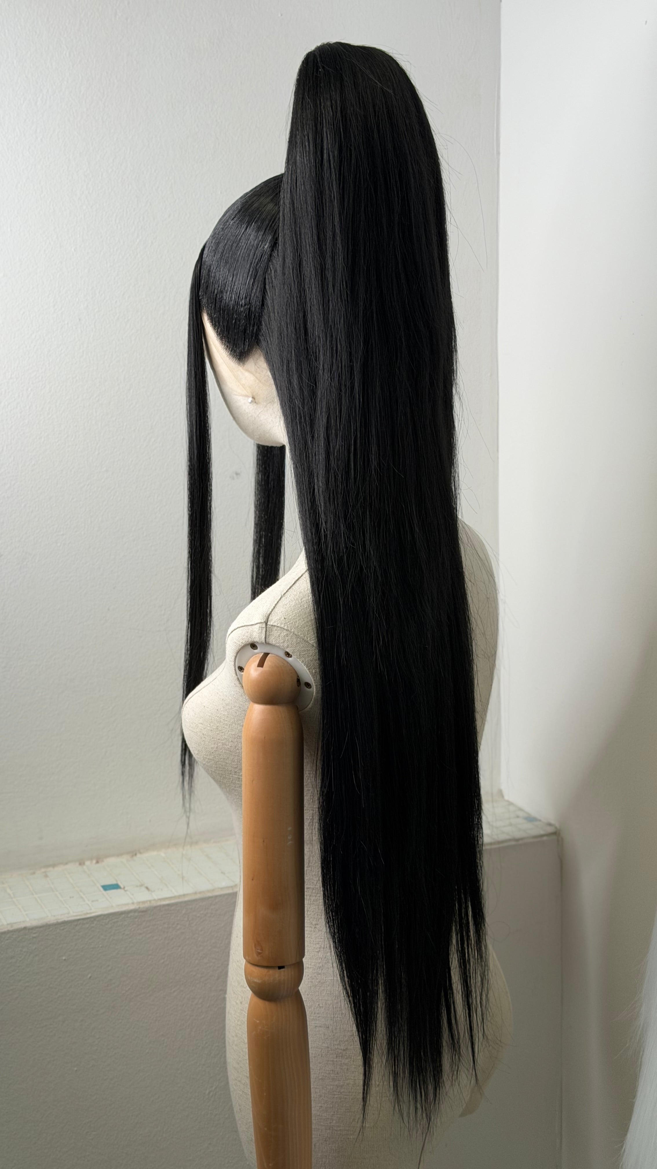 Sleek Halfup Ponytail Black