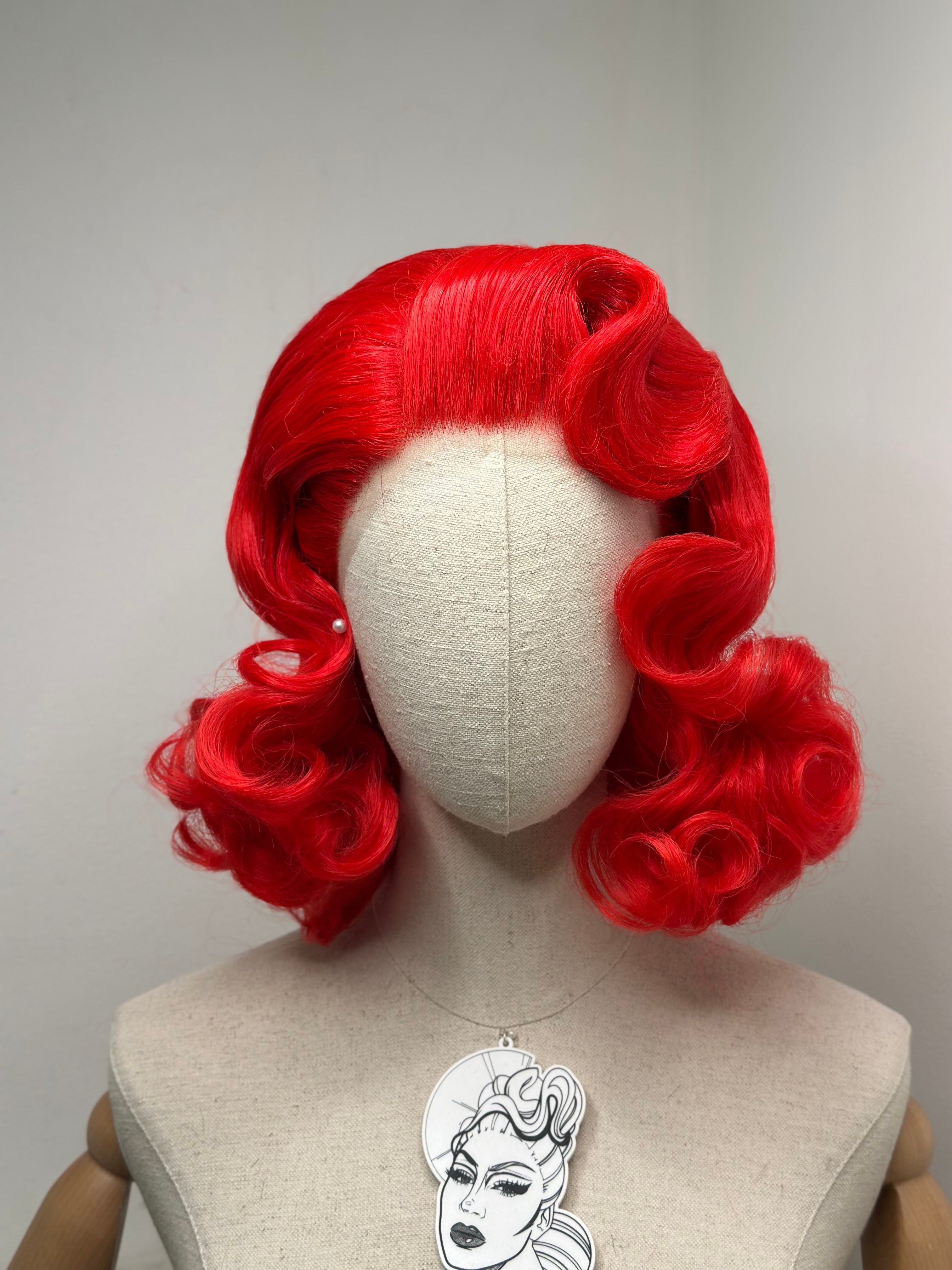 Classy short Fire Red