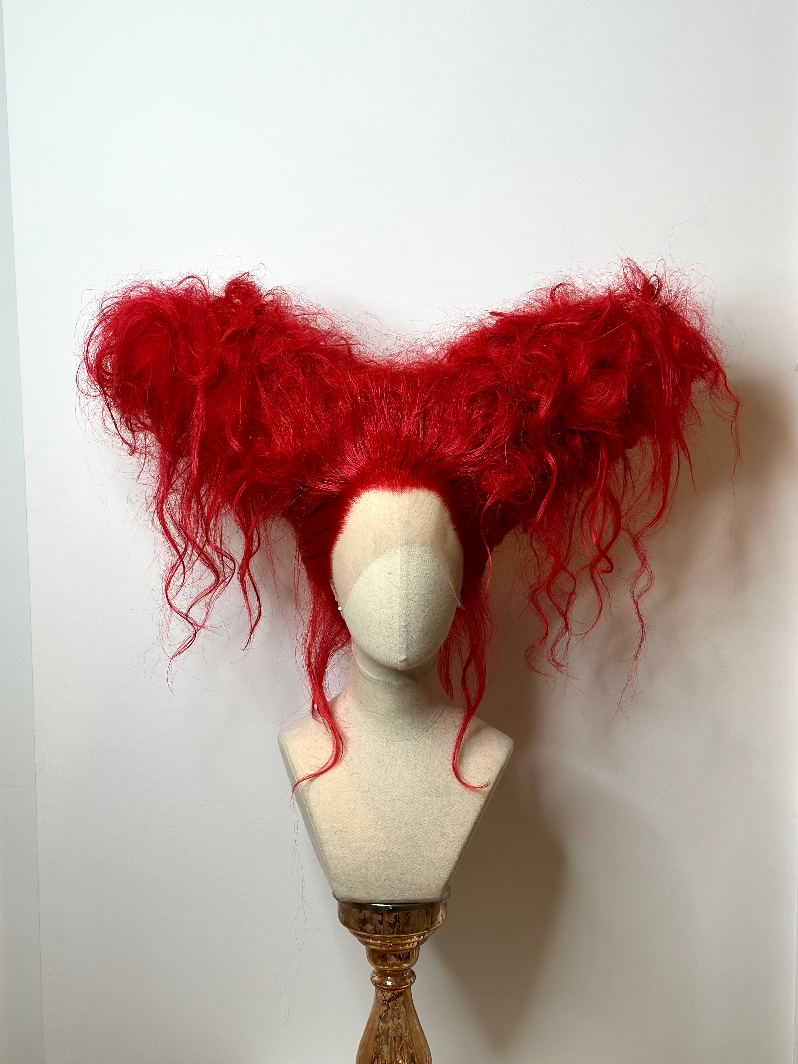 Sculpturing  Big Clown Wig Red