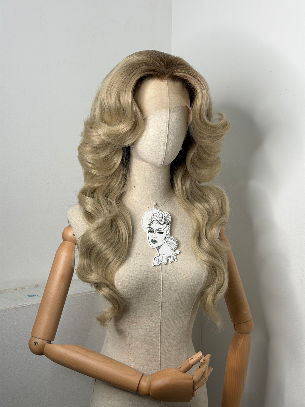 70s Blonde Wig  with roots