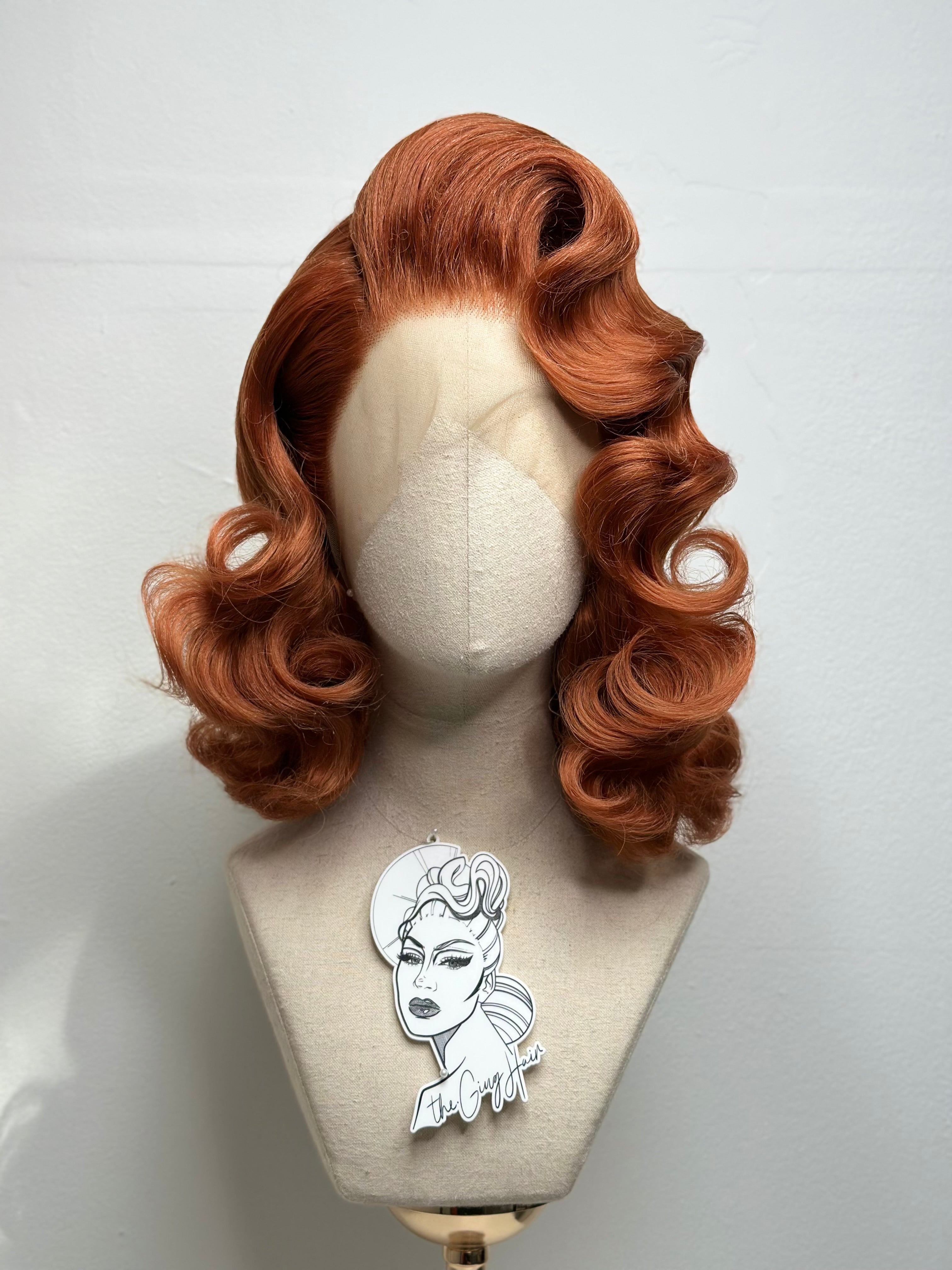 Classy 40s wavy Wig Ginger