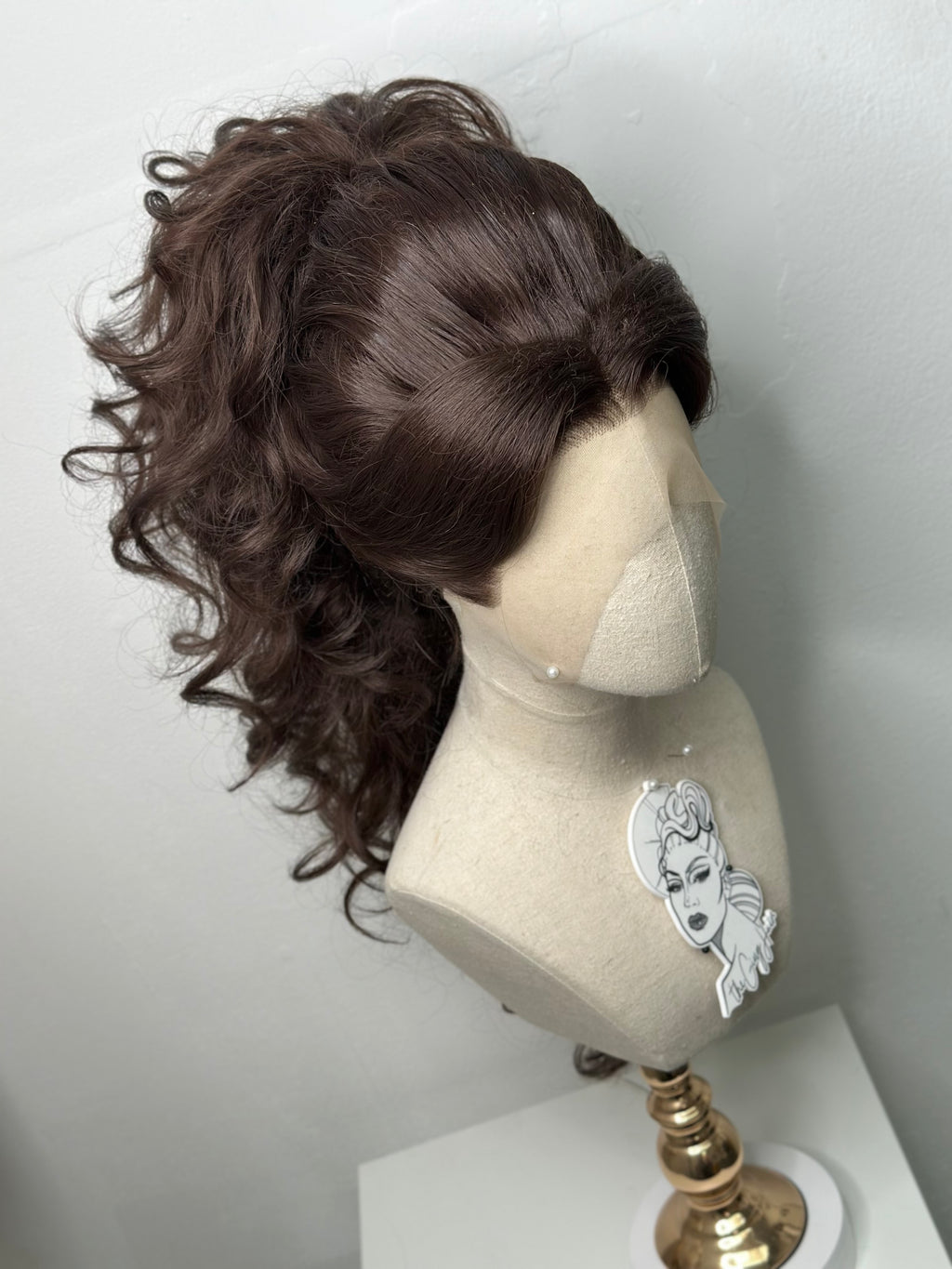 Messy Big Half Updo Brown