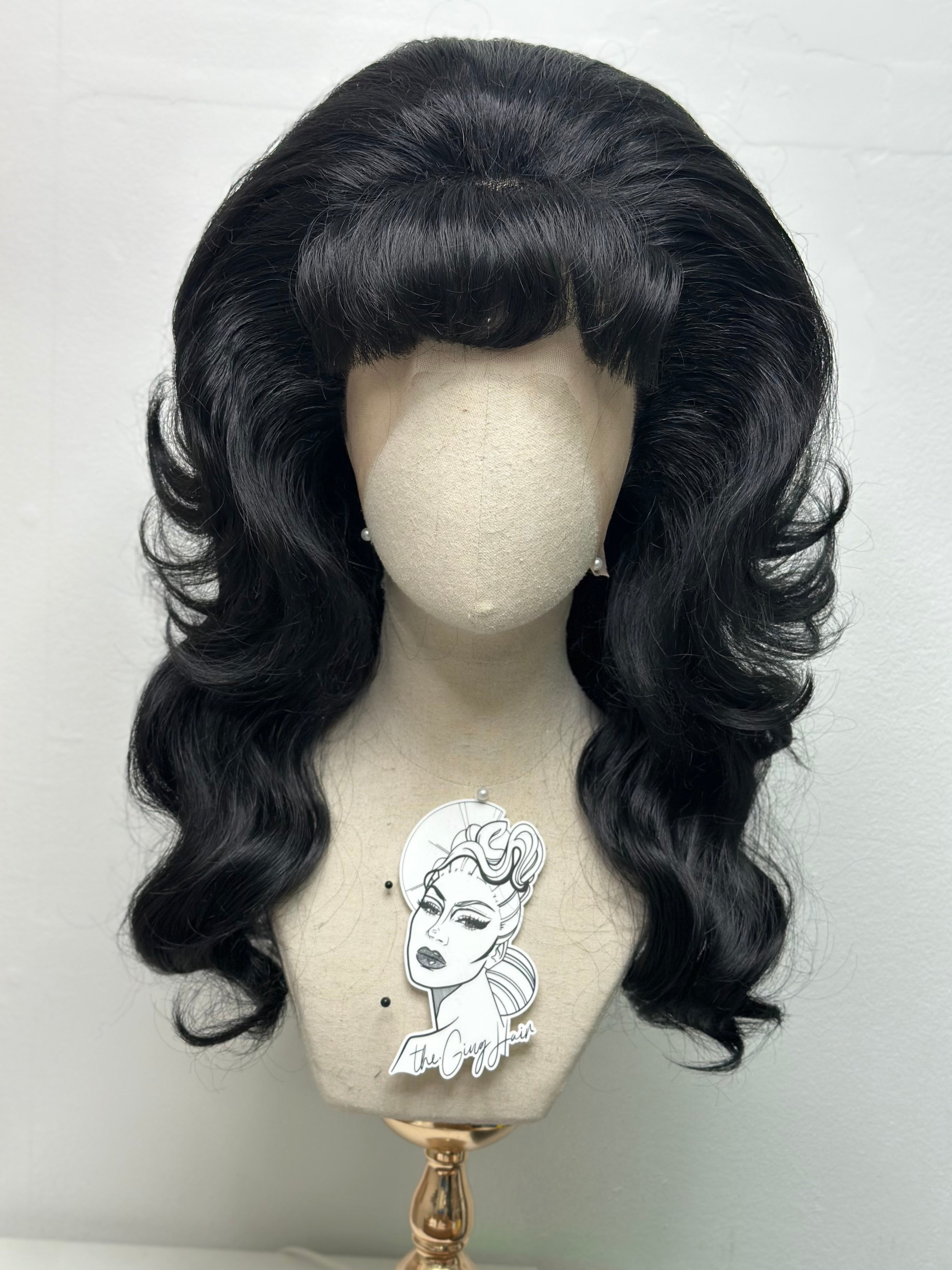 70s Balck Wig