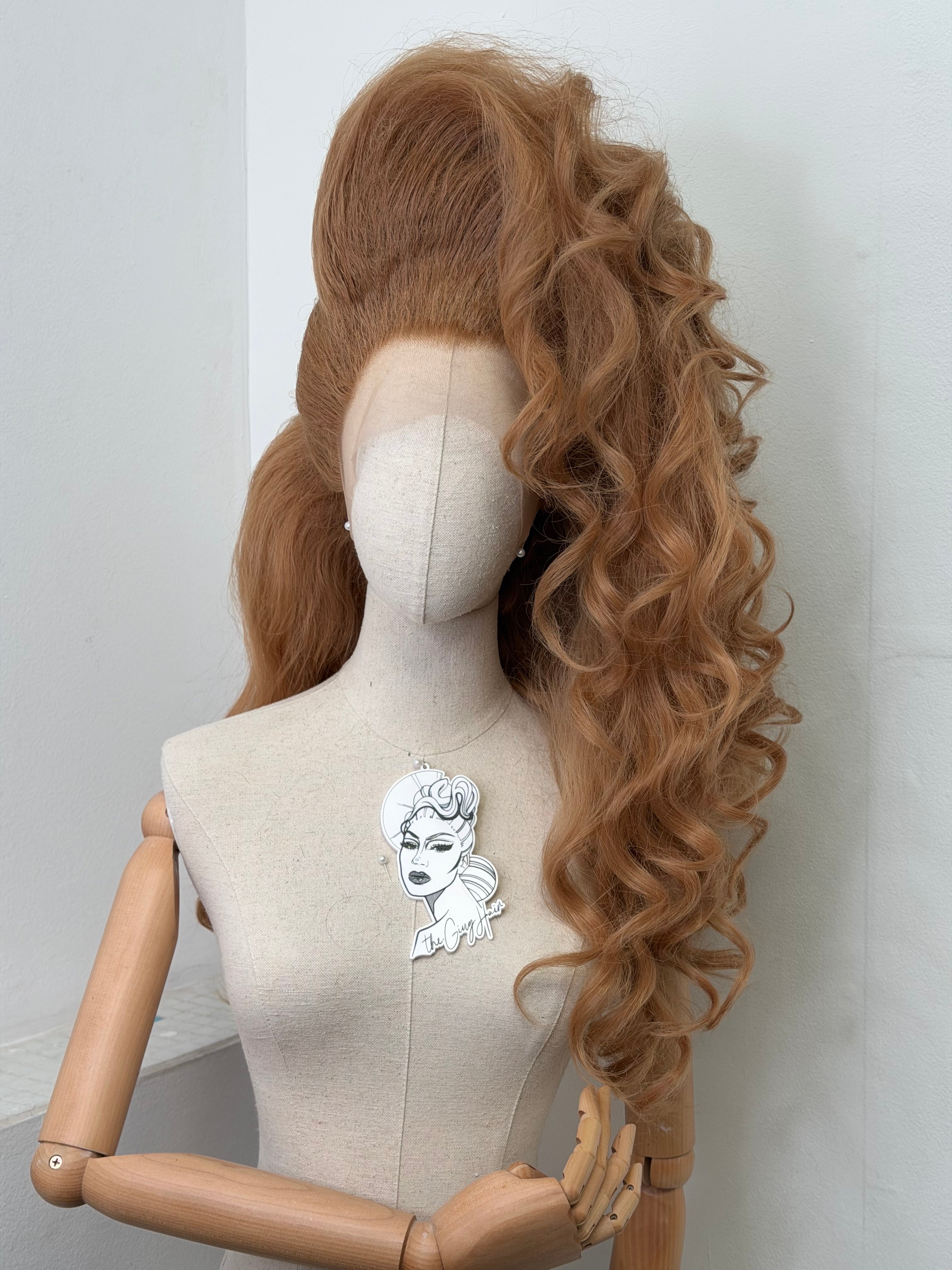 Big 80s Caramel Wig