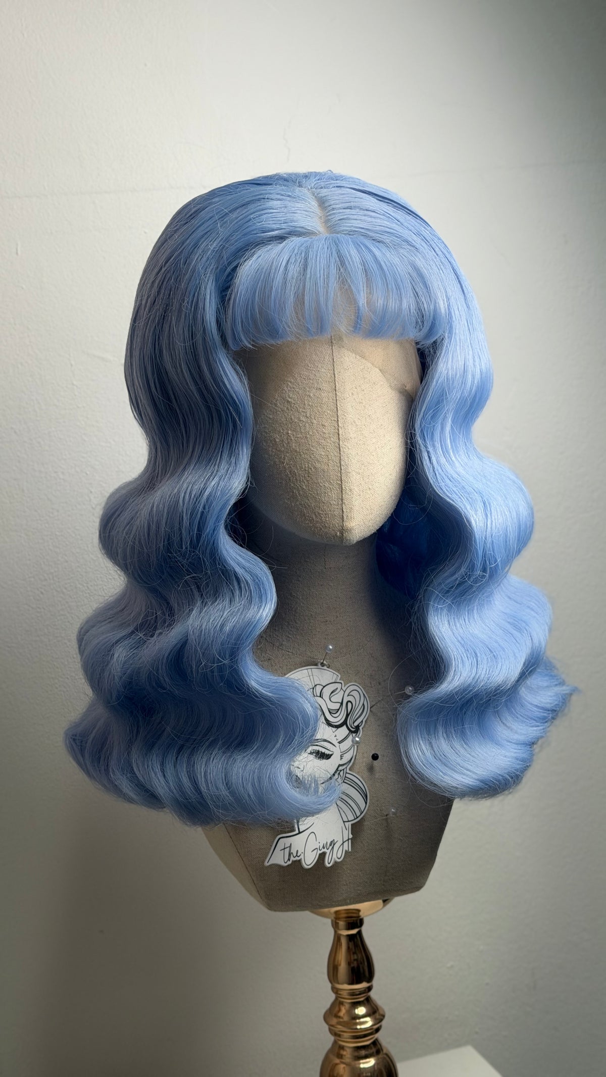 Sky blue classy waves
