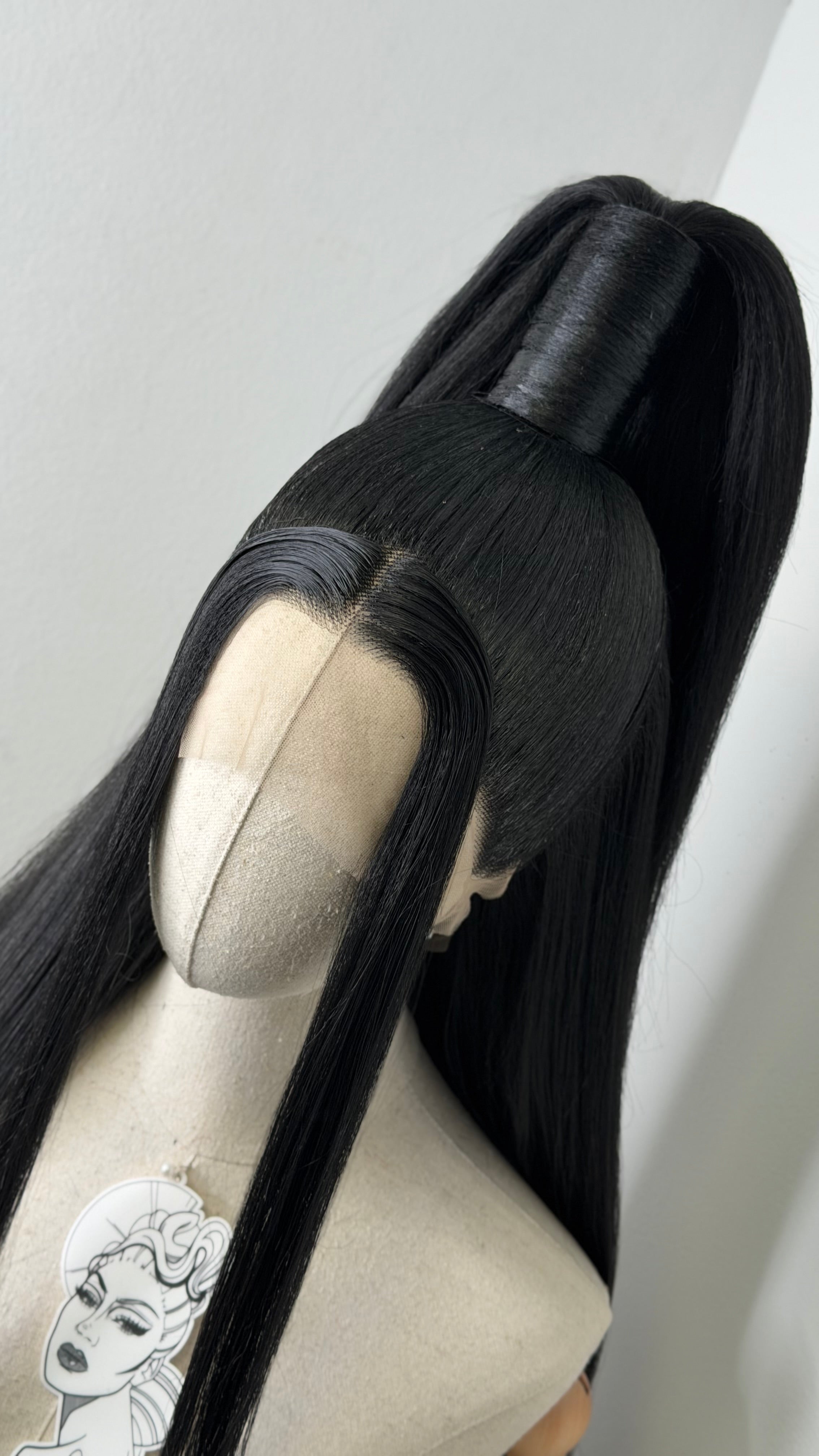 Sleek Halfup Ponytail Black