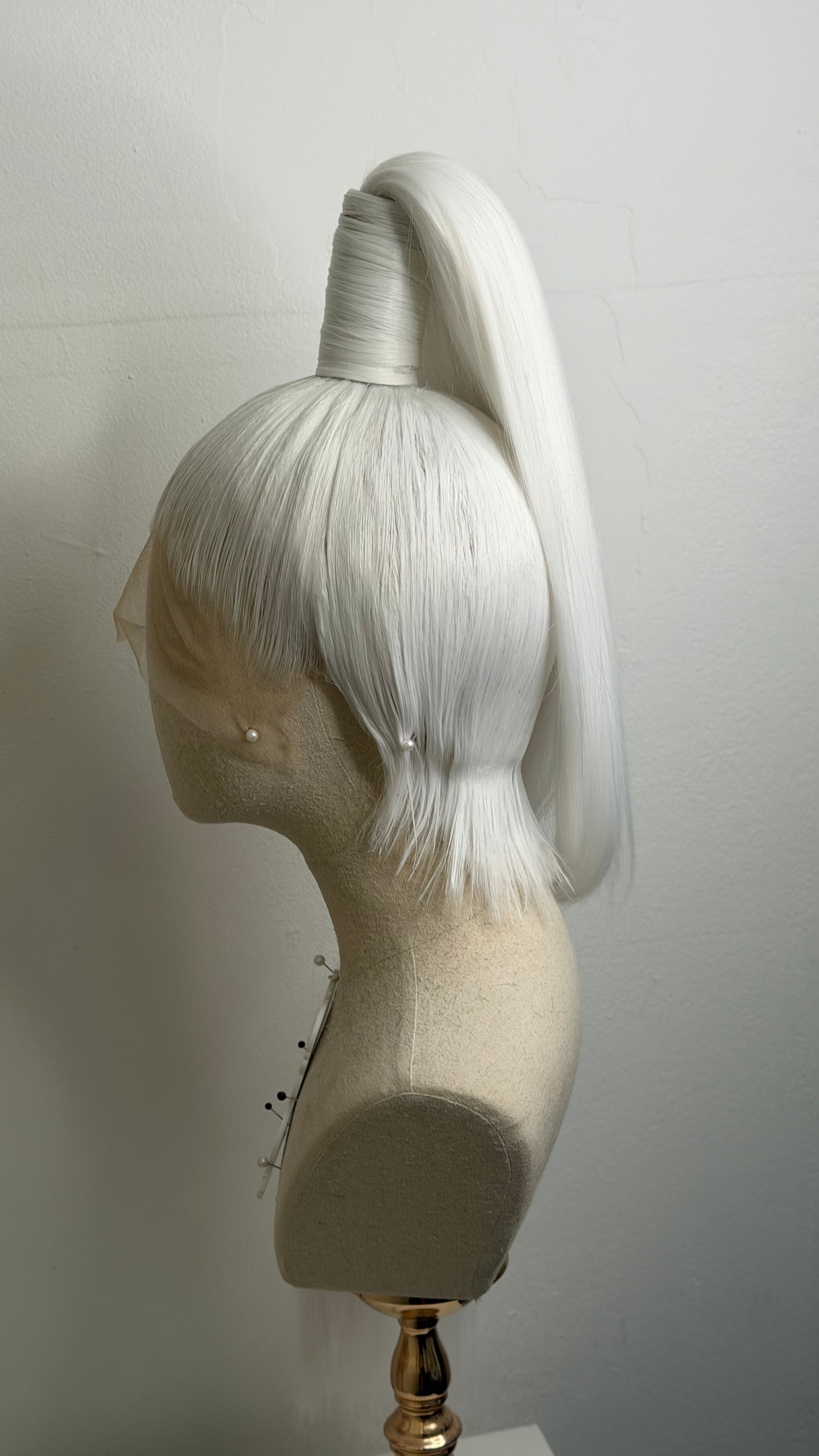 Classy sleek all up ponytail Wig
