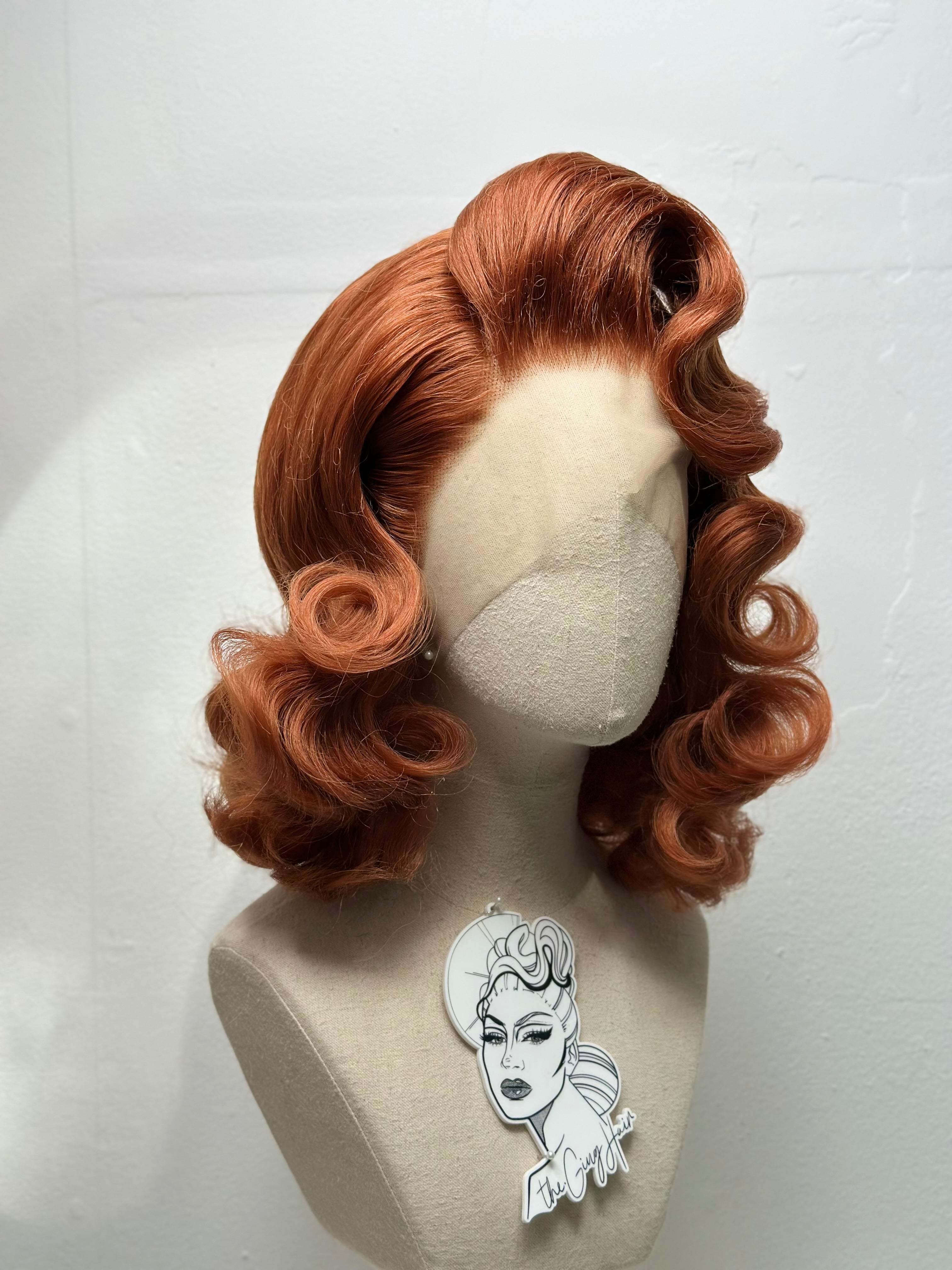 Classy 40s wavy Wig Ginger