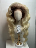 Big Flip and Go Wig Roots Blond