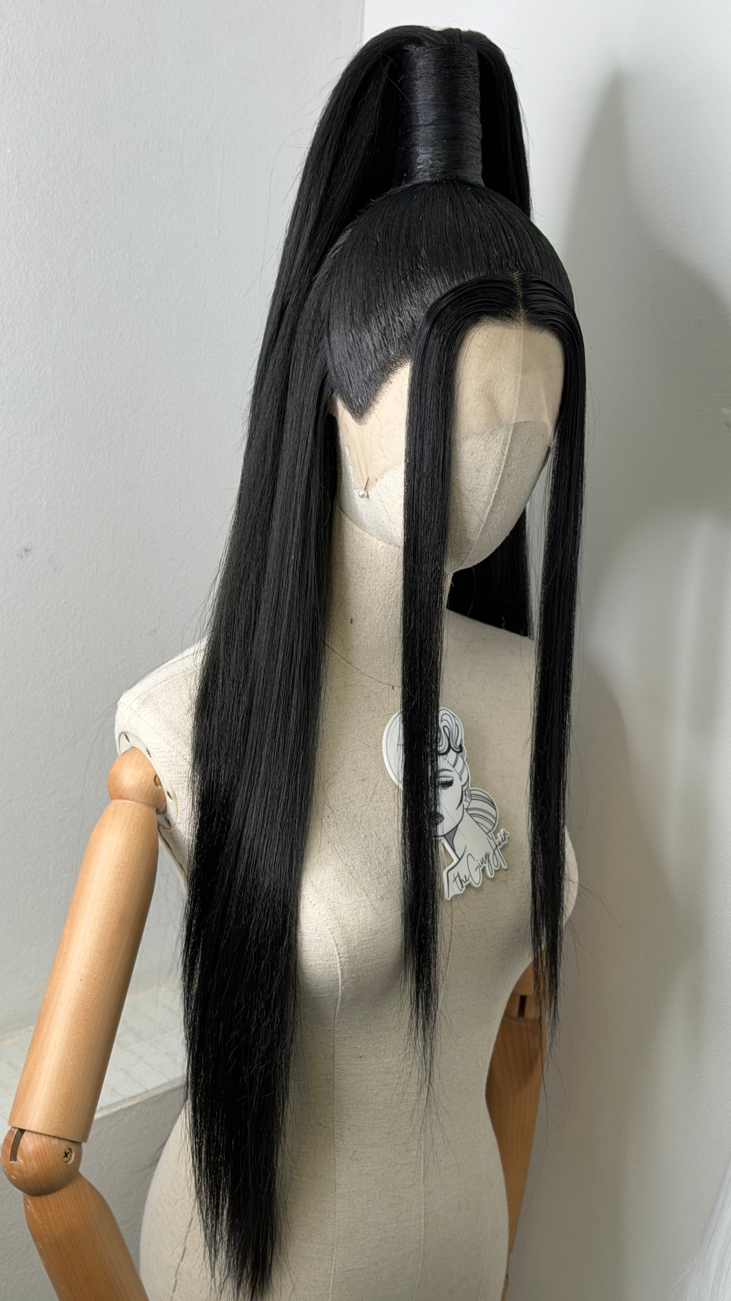 Sleek Halfup Ponytail Black