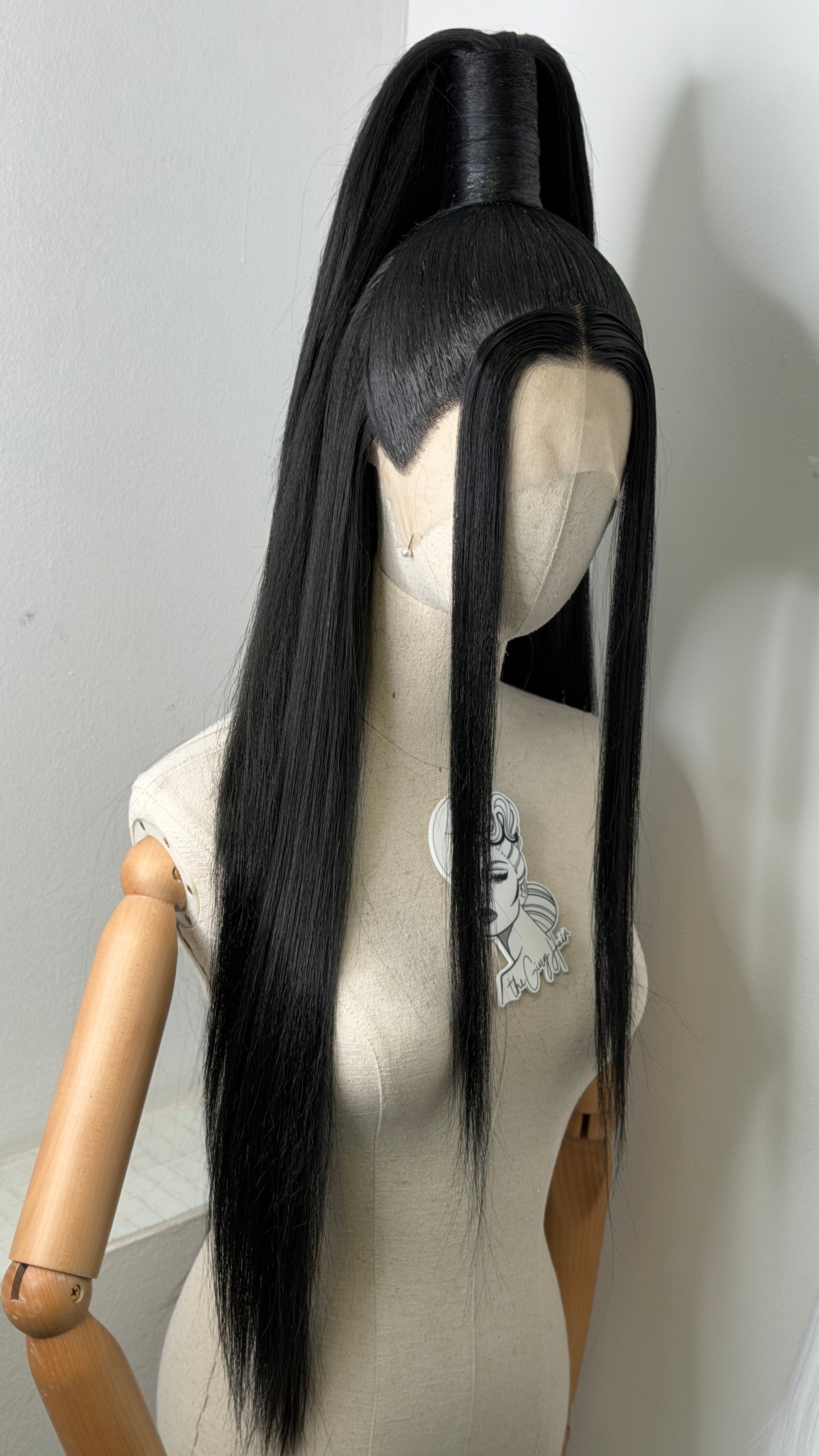 Sleek Halfup Ponytail Black
