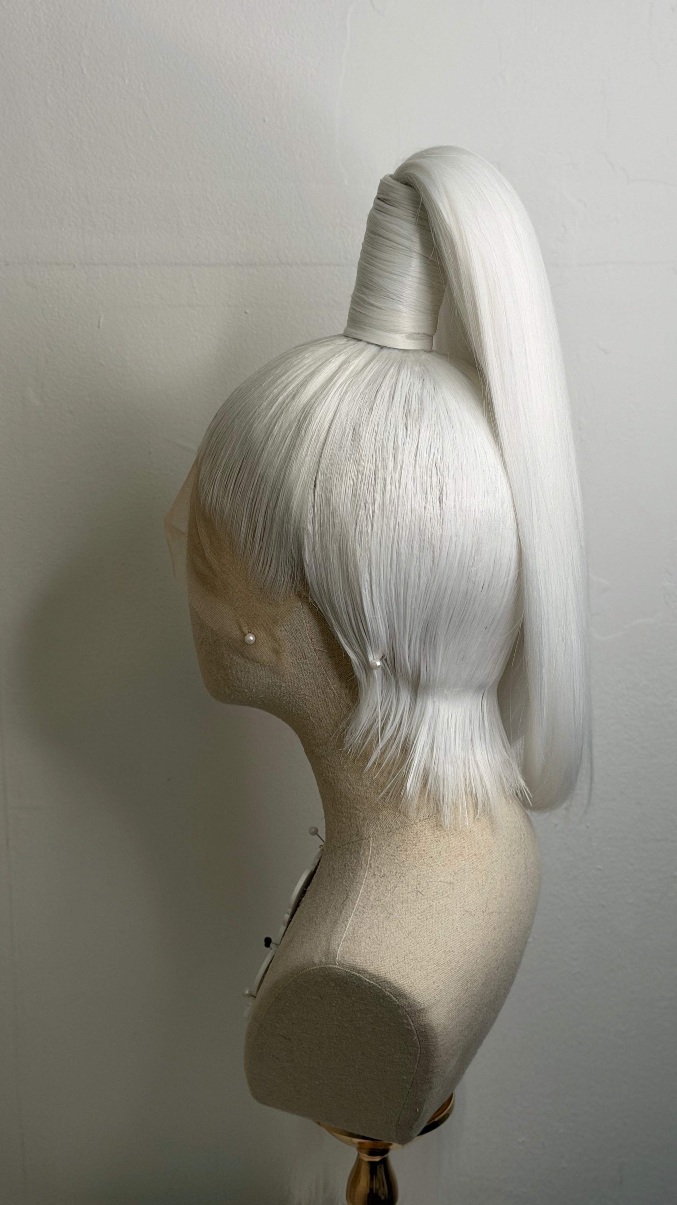 Classy sleek all up ponytail Wig