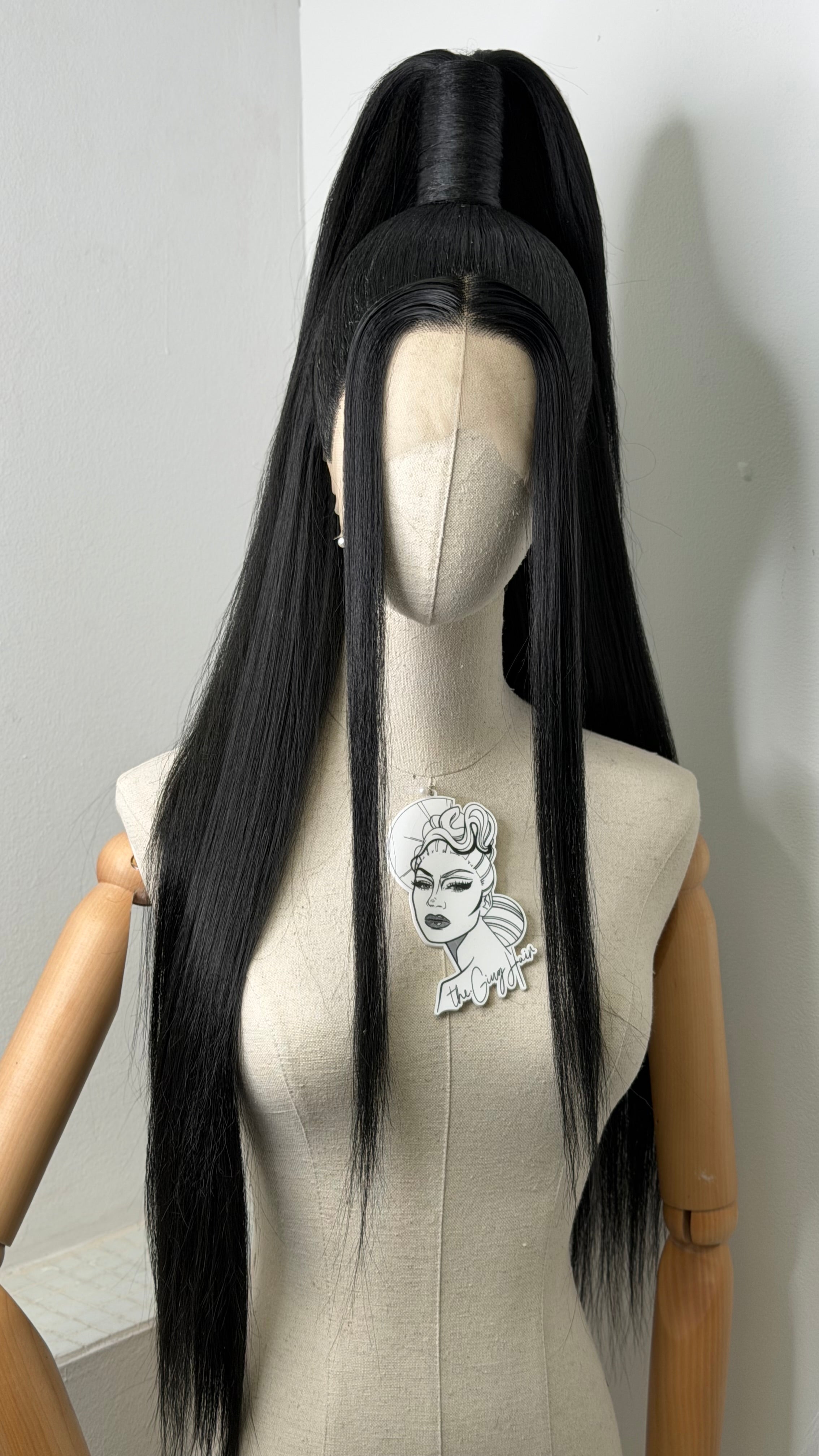 Sleek Halfup Ponytail Black