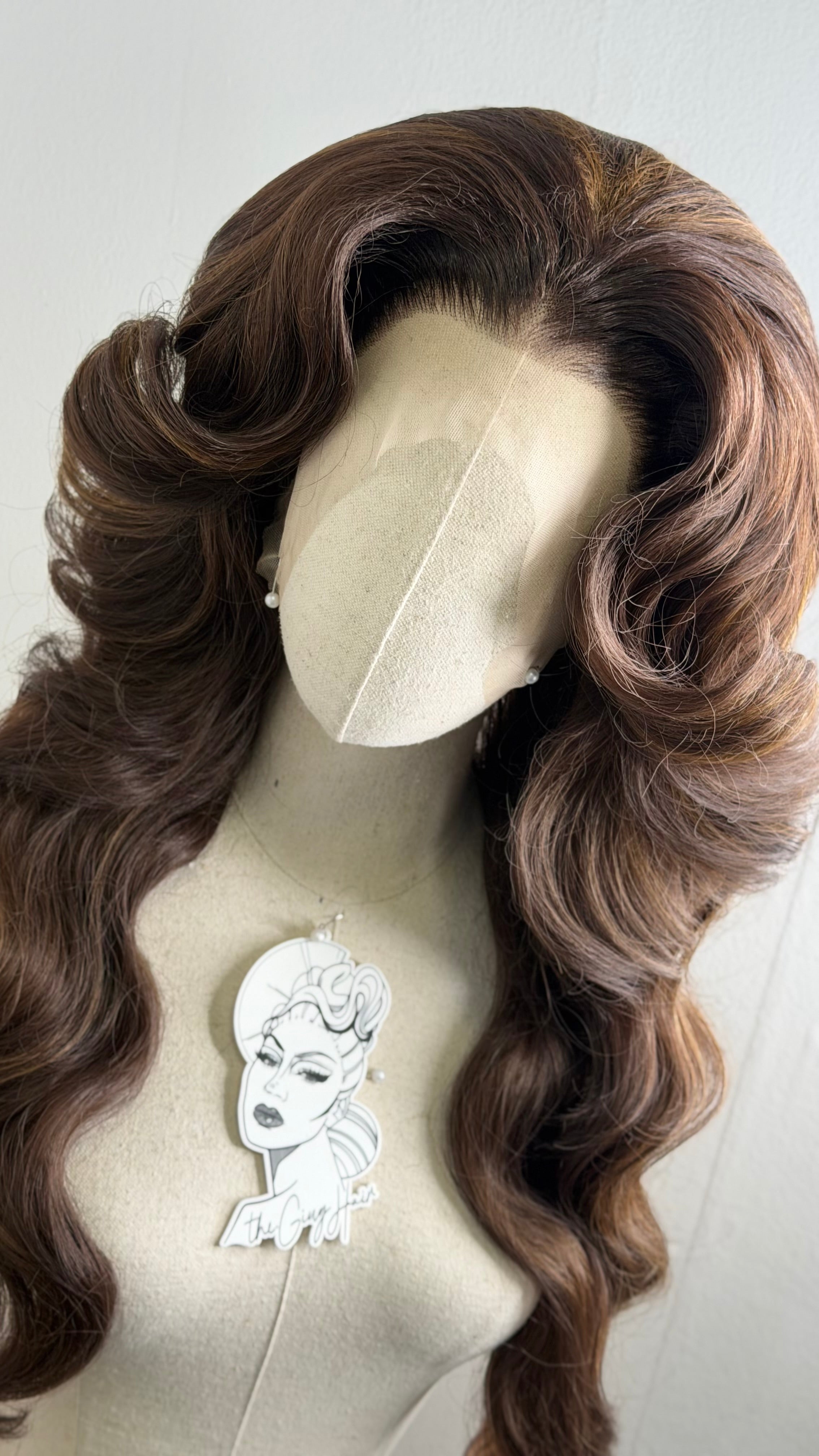 70s Brown Mix Wig