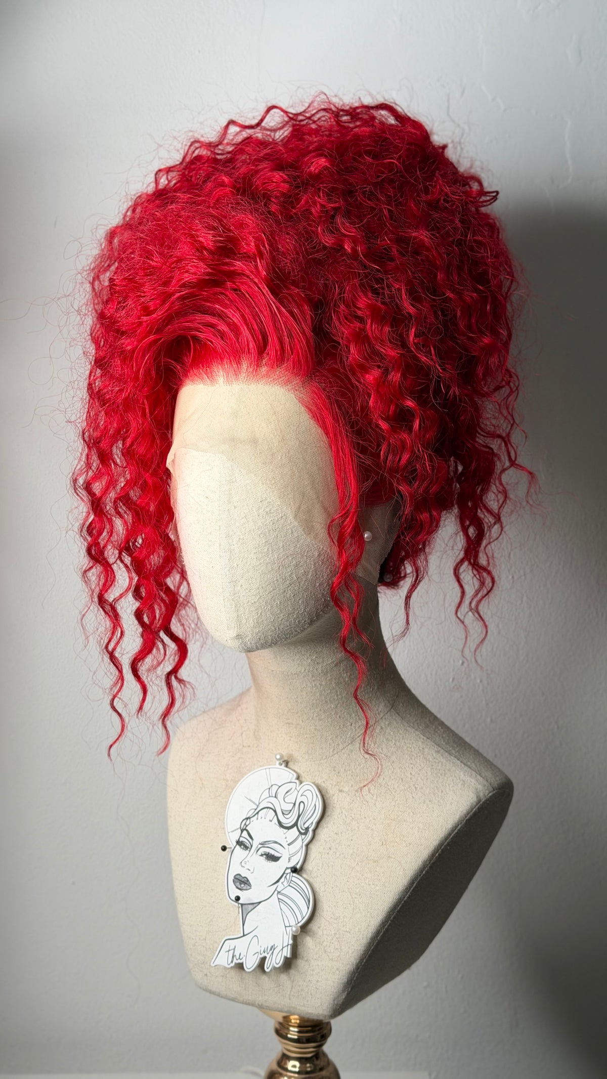 Curly Updo Red
