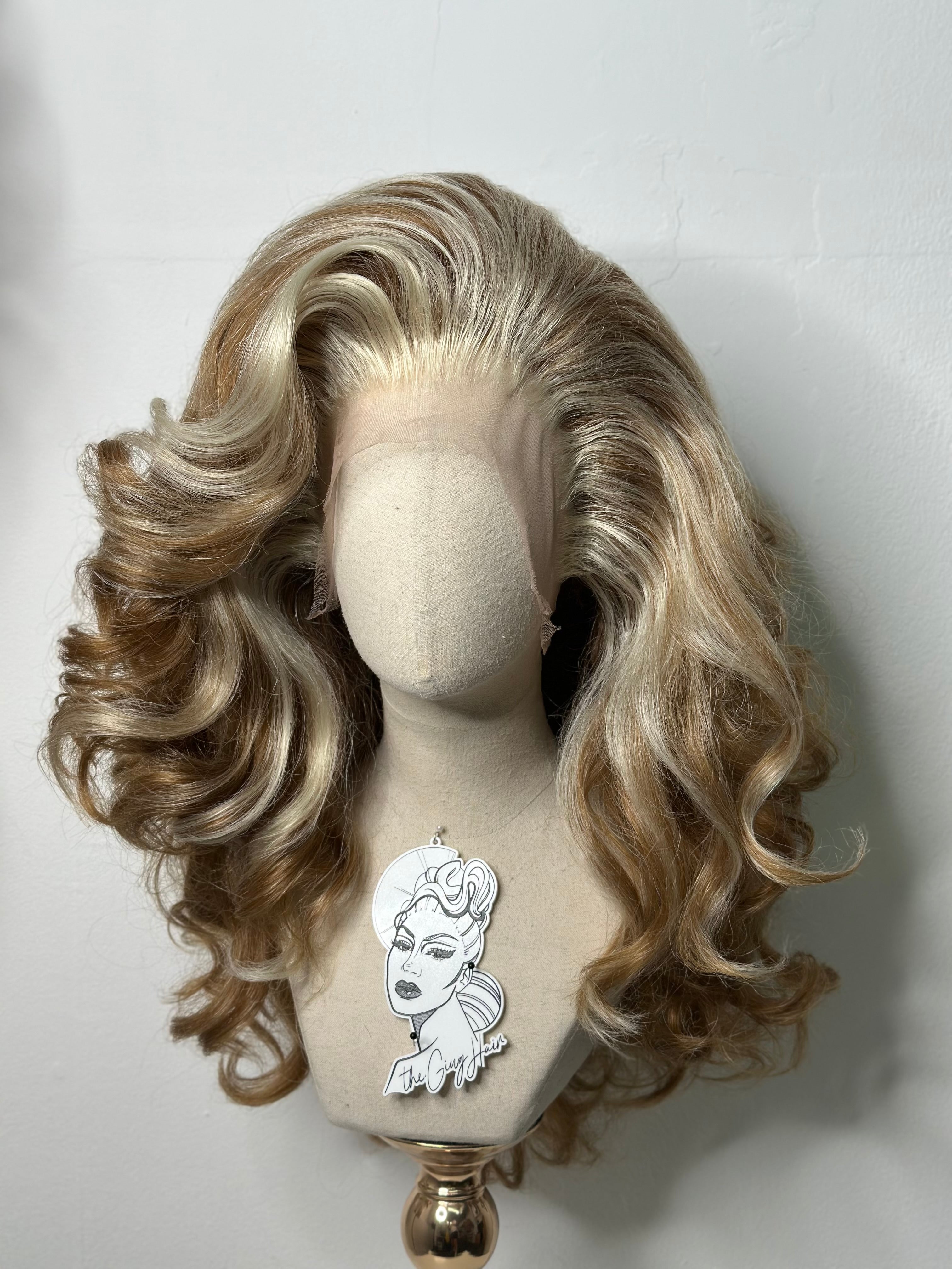 Big Flip and Go Wig Blond mix