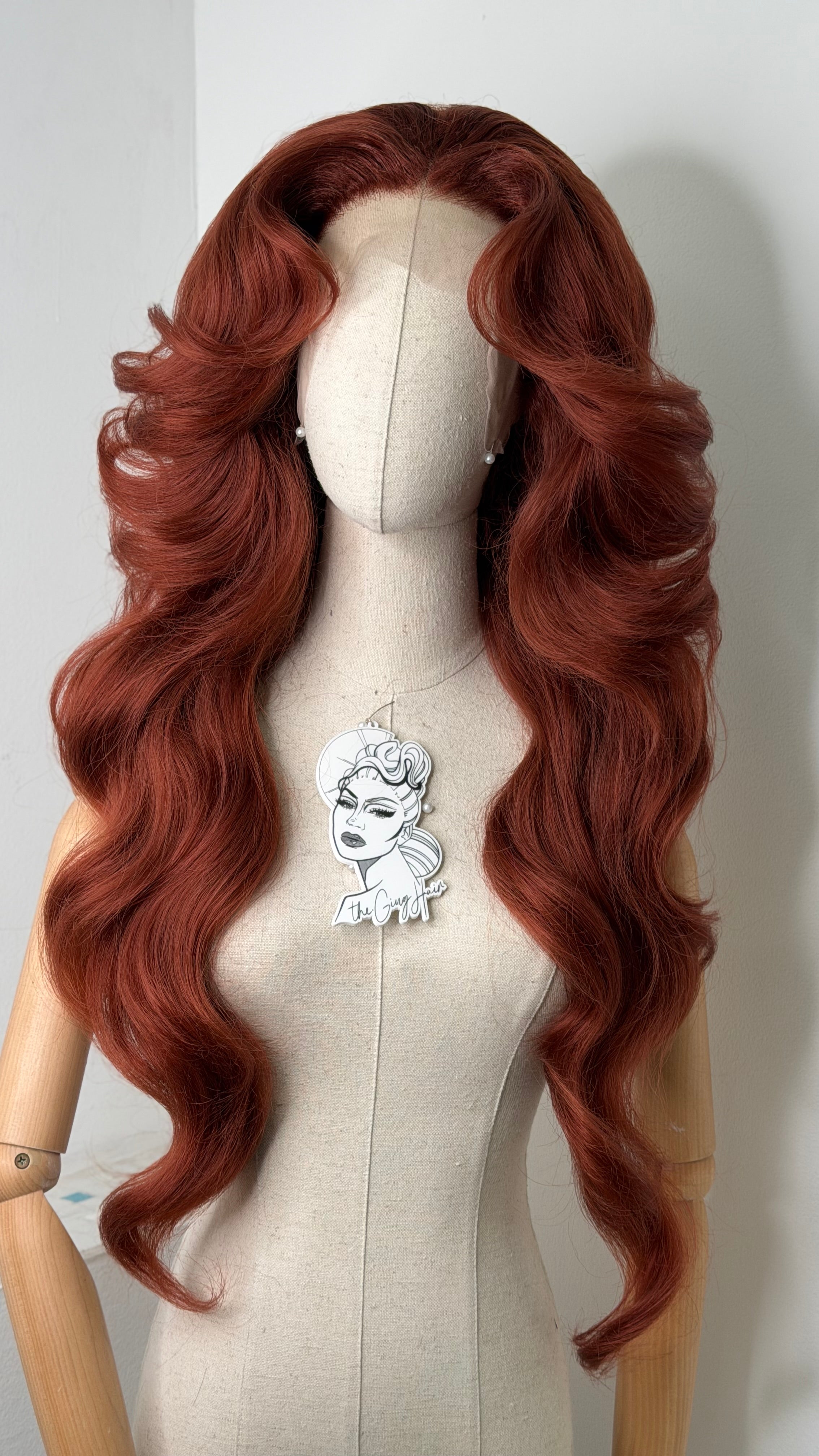 70s dark Ginger Wig