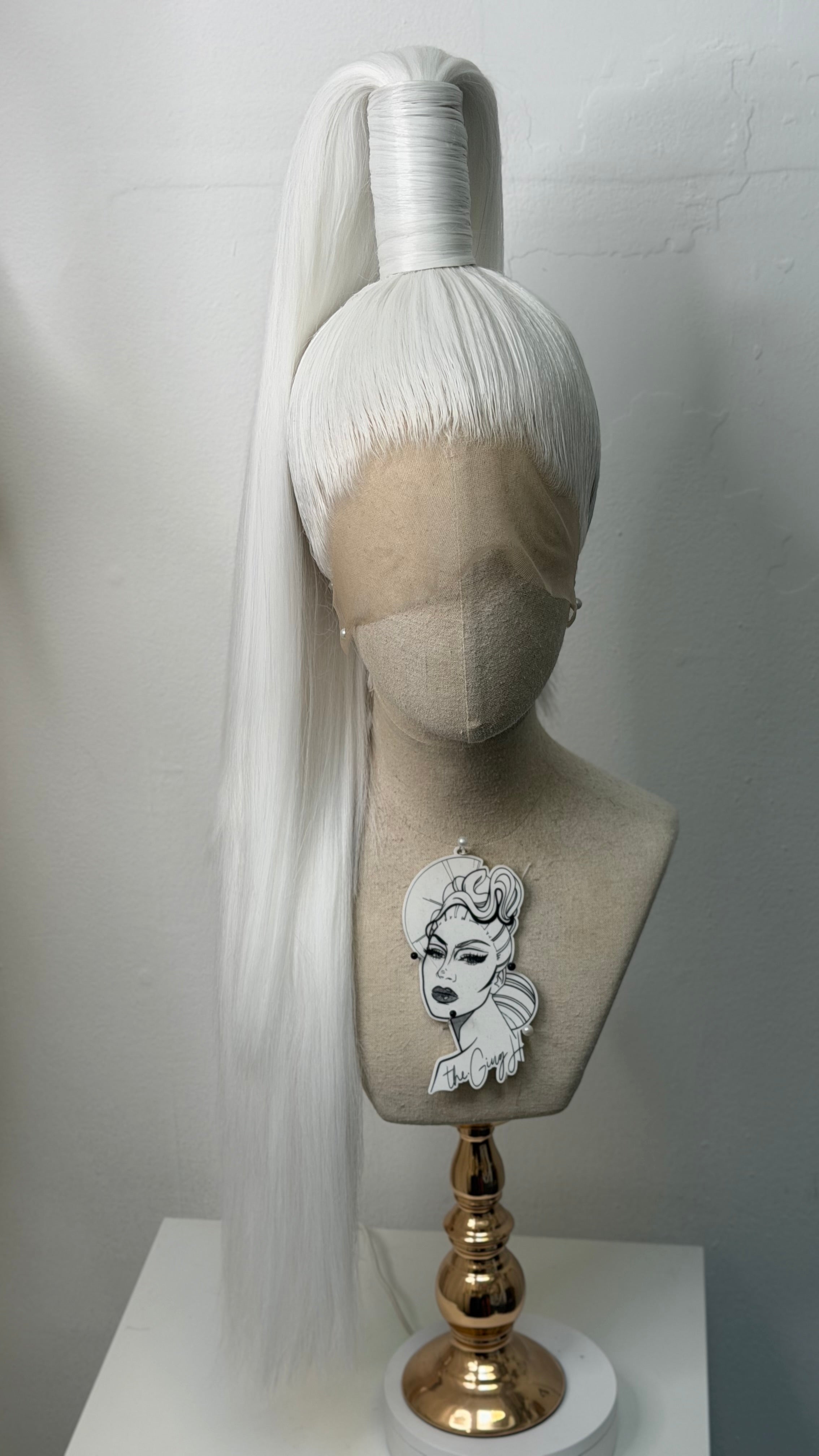 Classy sleek all up ponytail Wig