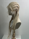 Braids Wigs PLATIN  „full lace“