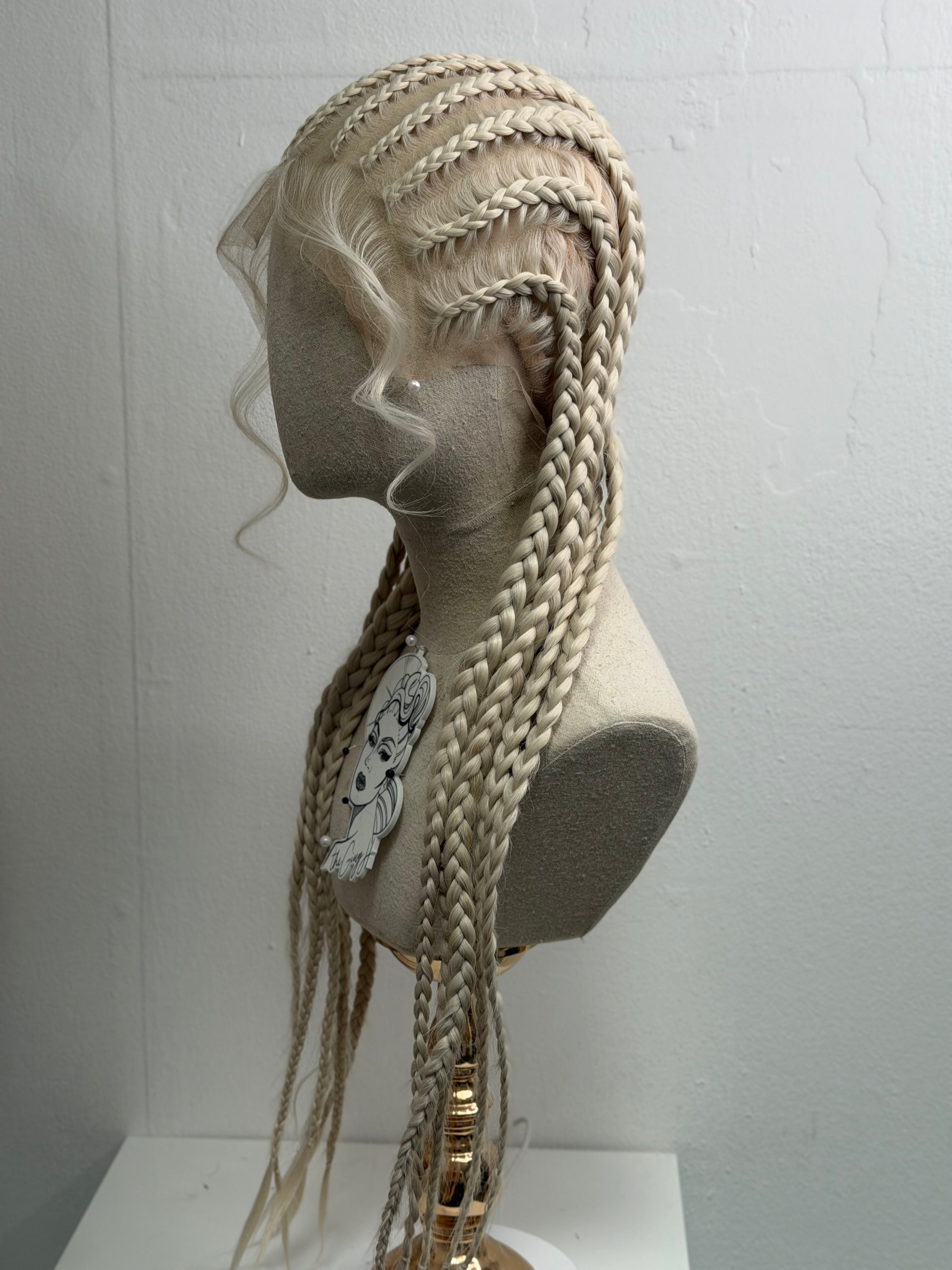 Braids Wigs PLATIN  „full lace“