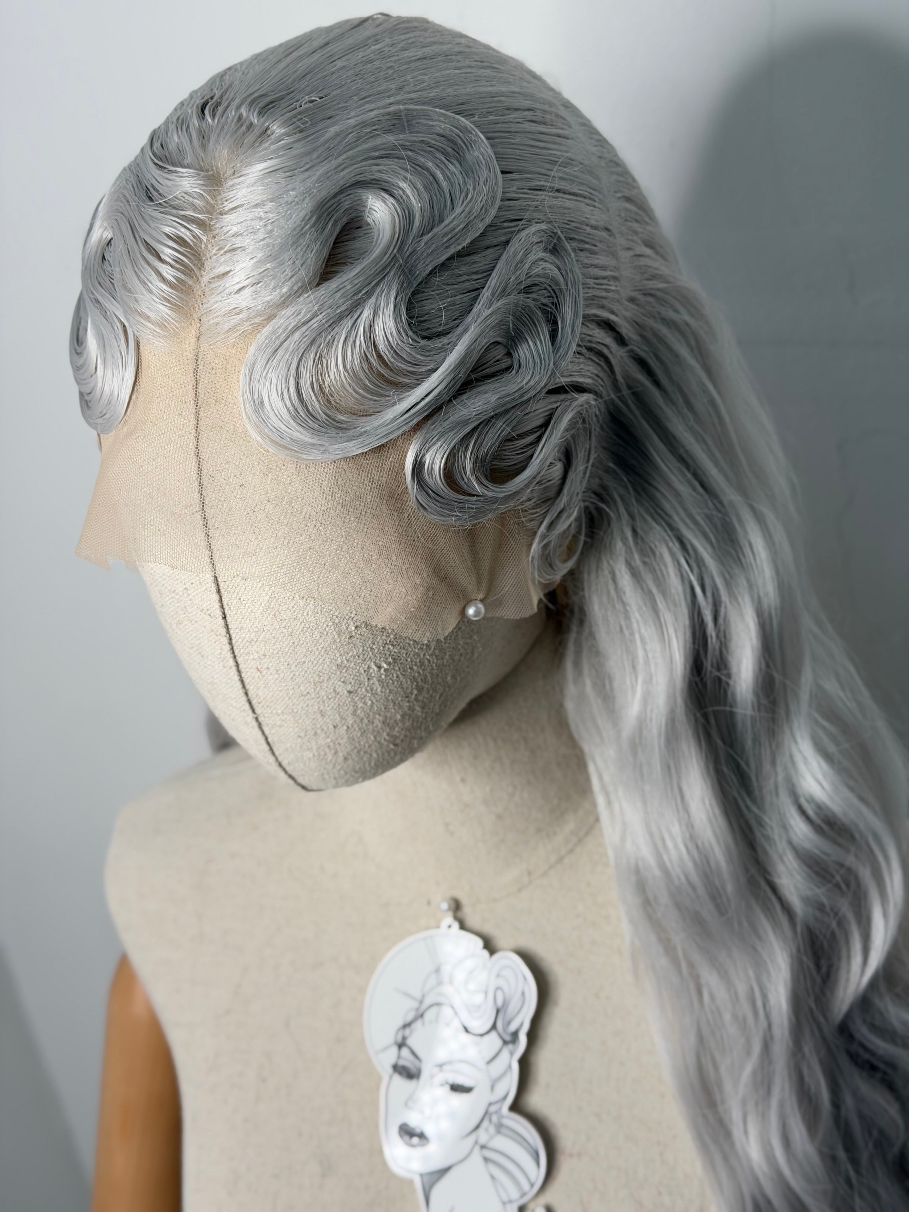 60 inch Silver Mermaid