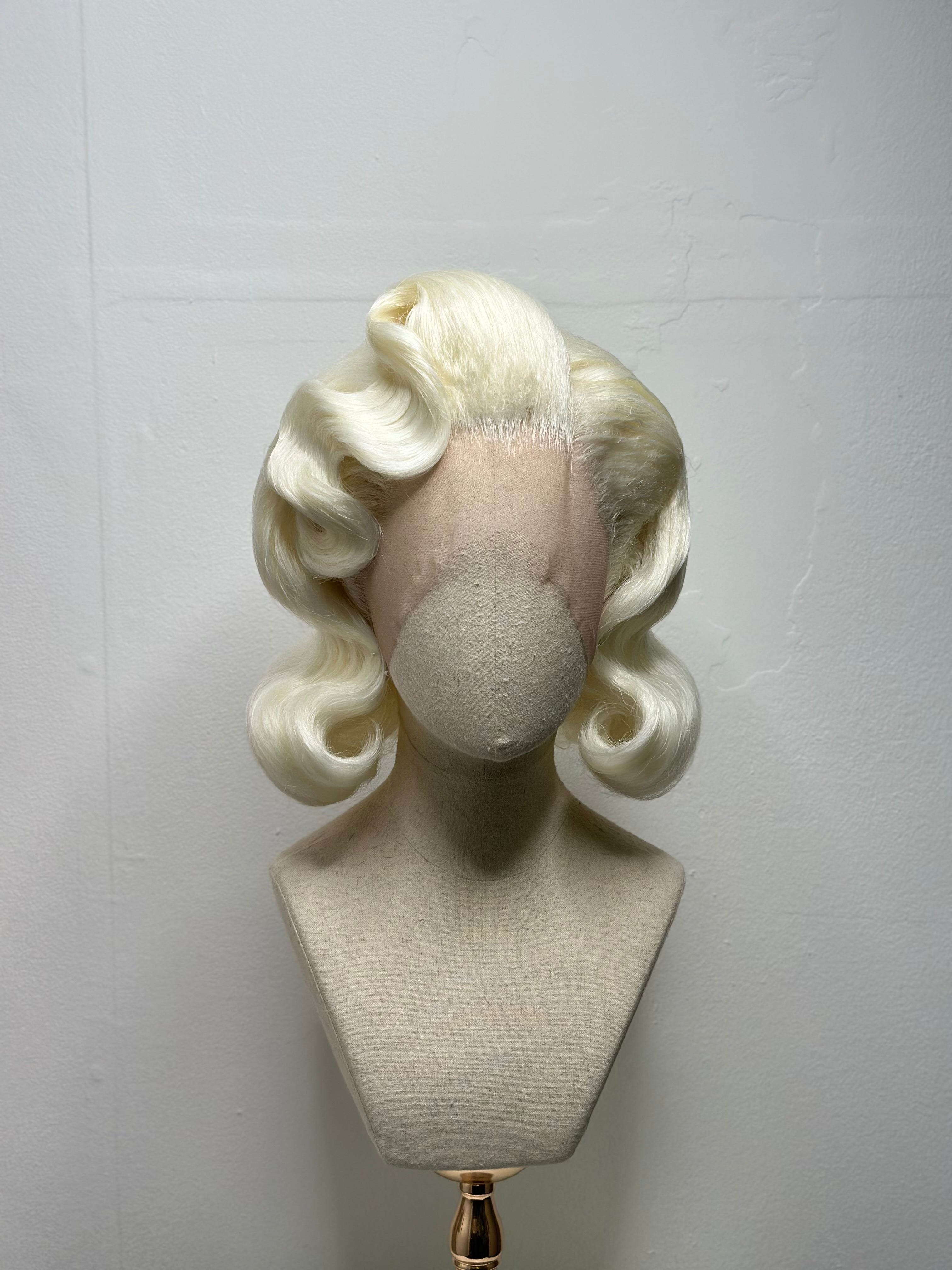 Classy 40s History Wig Milk Blond