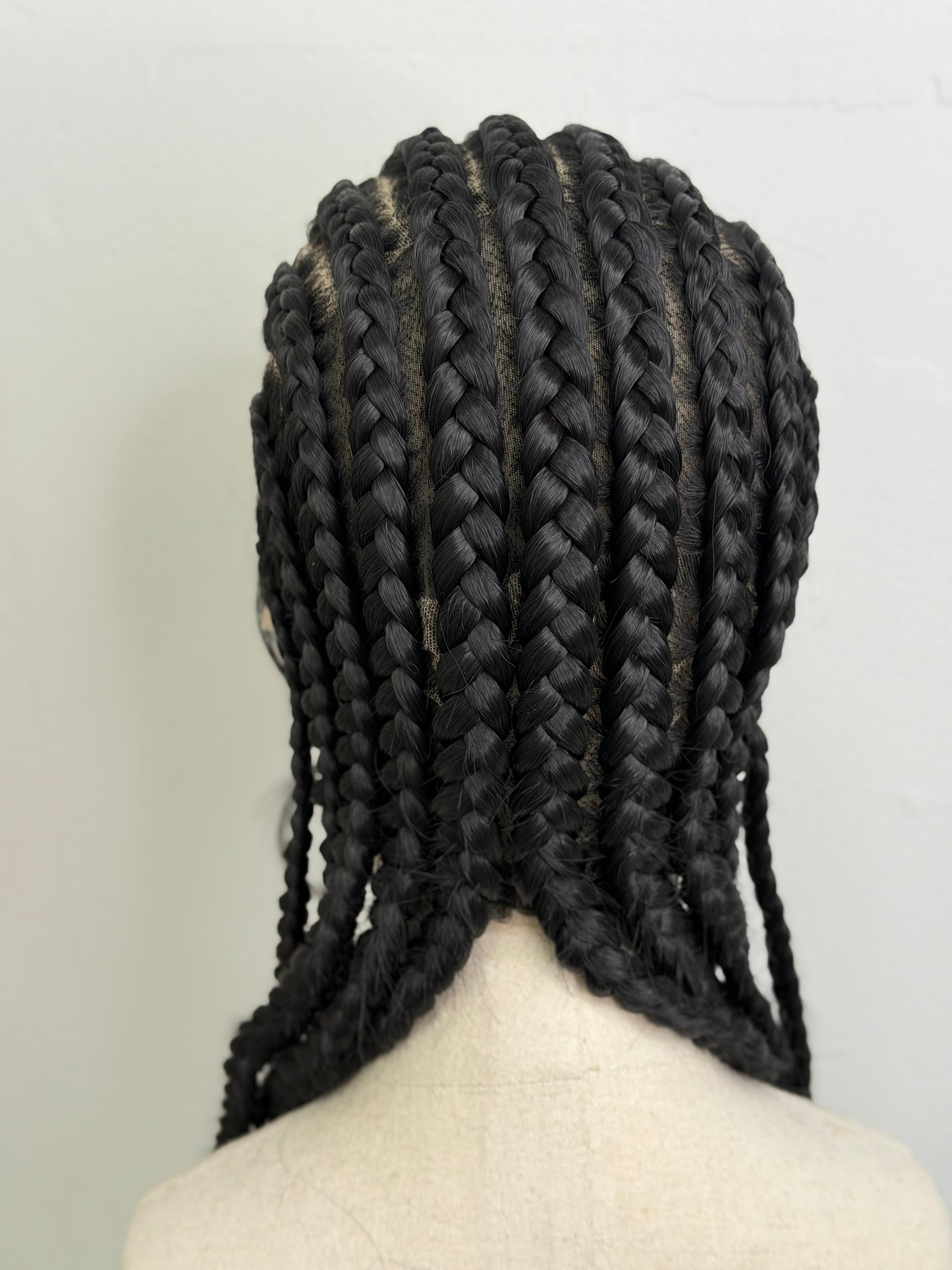 Braids Wigs BLACK  „full lace“