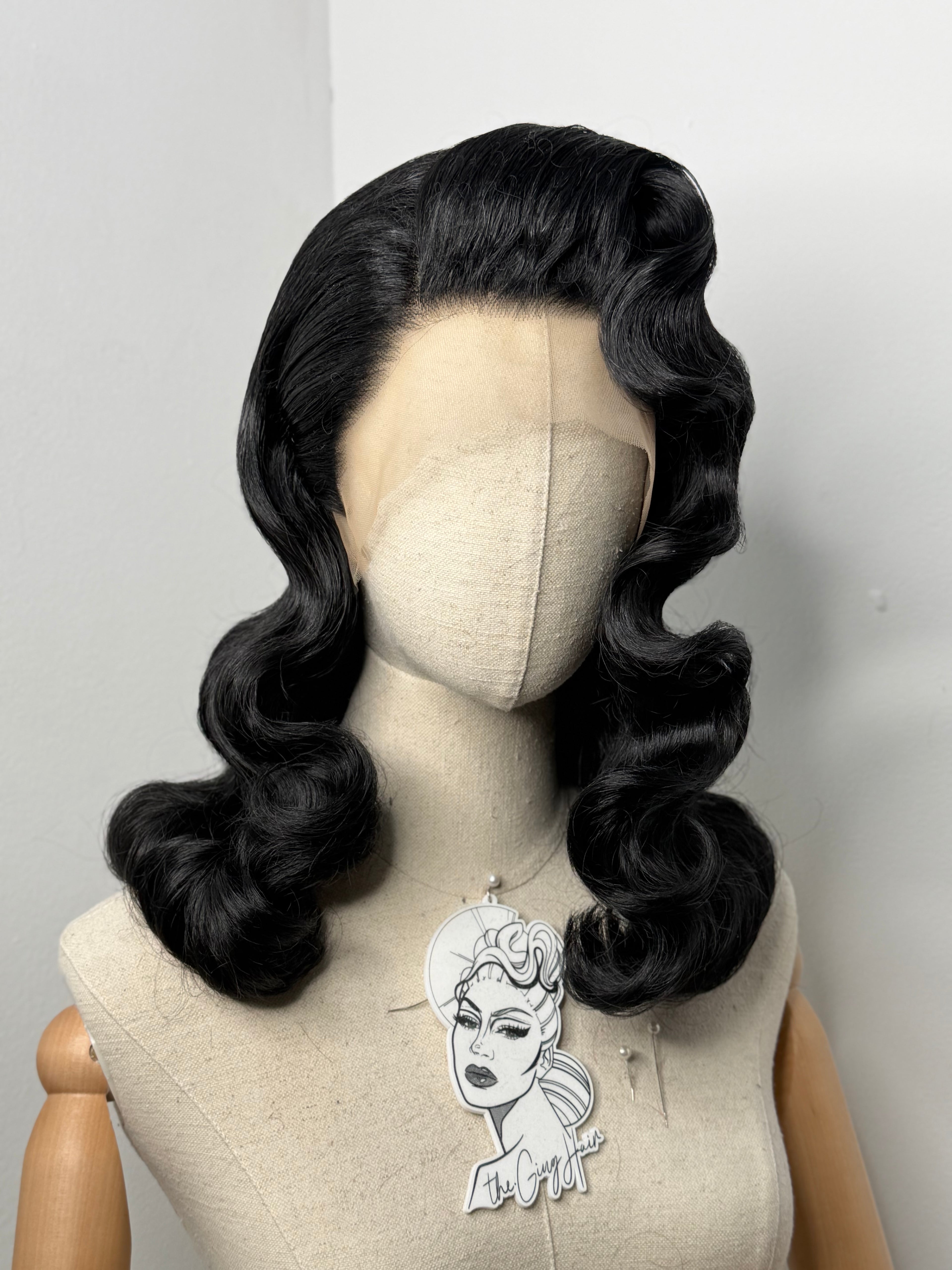 Classy 40s History Wig Black