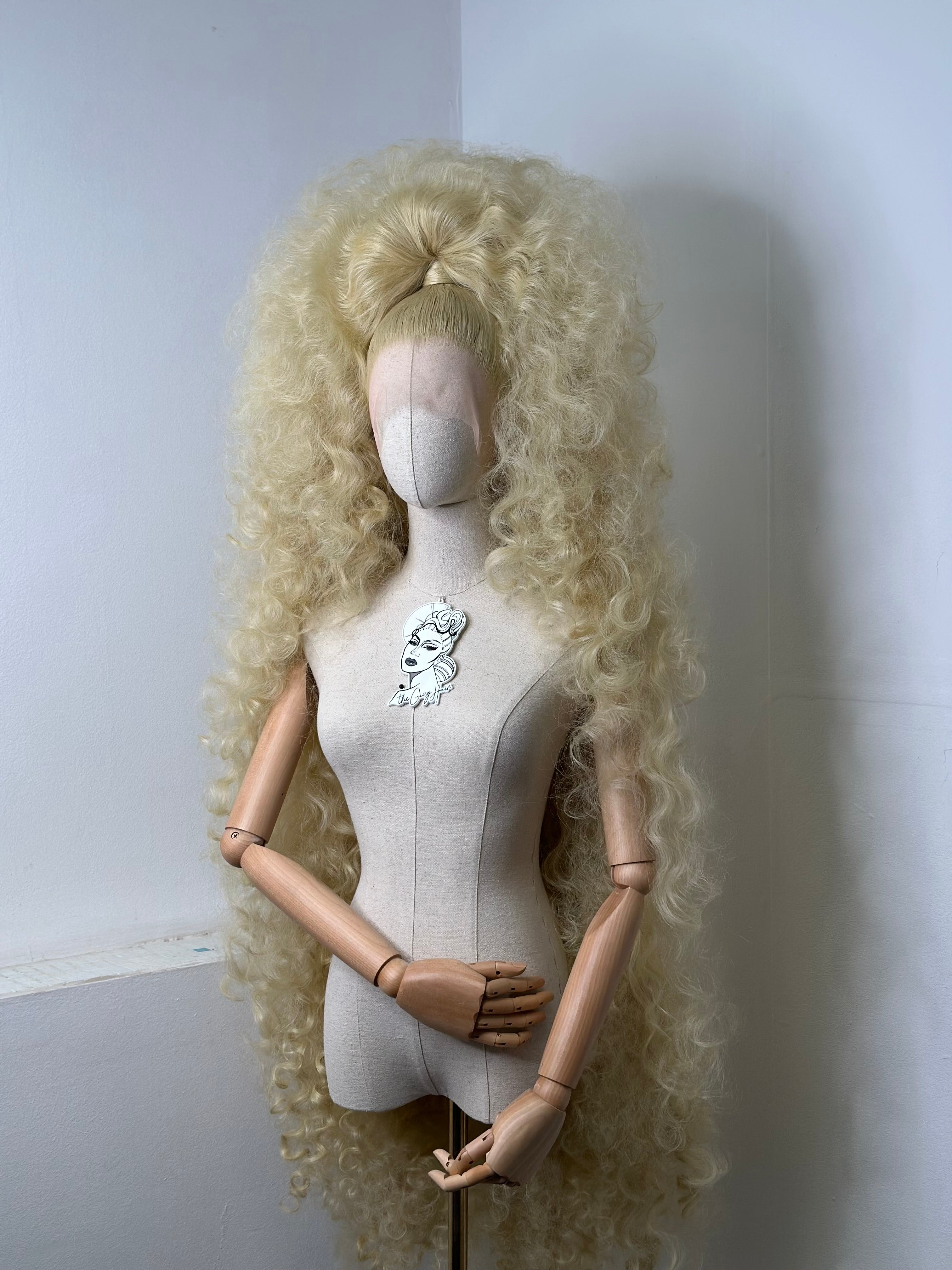 60 inch Double stacked Curly Vanilla