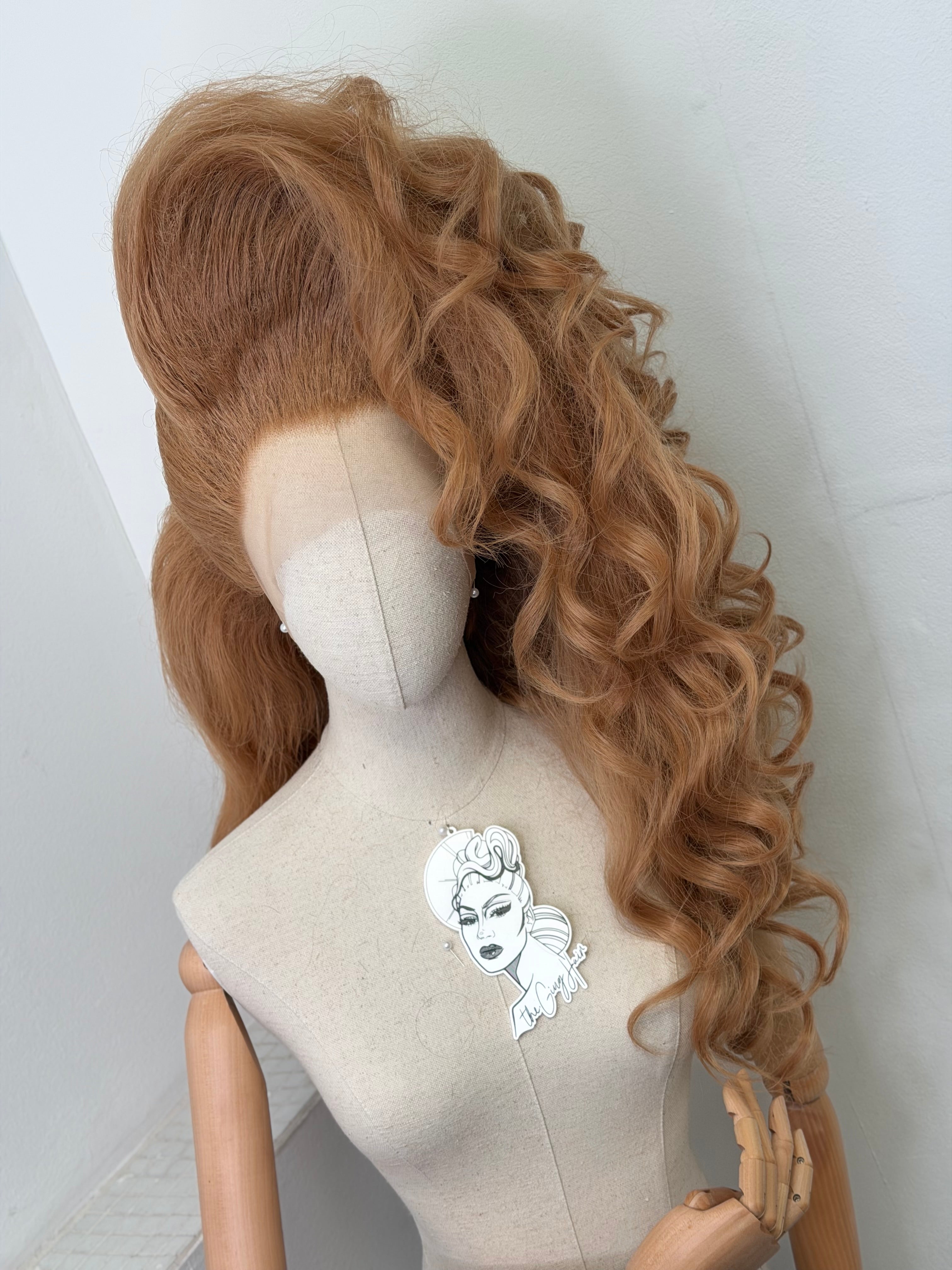 Big 80s Caramel Wig