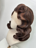 Classy 40s Wig Brown Mix
