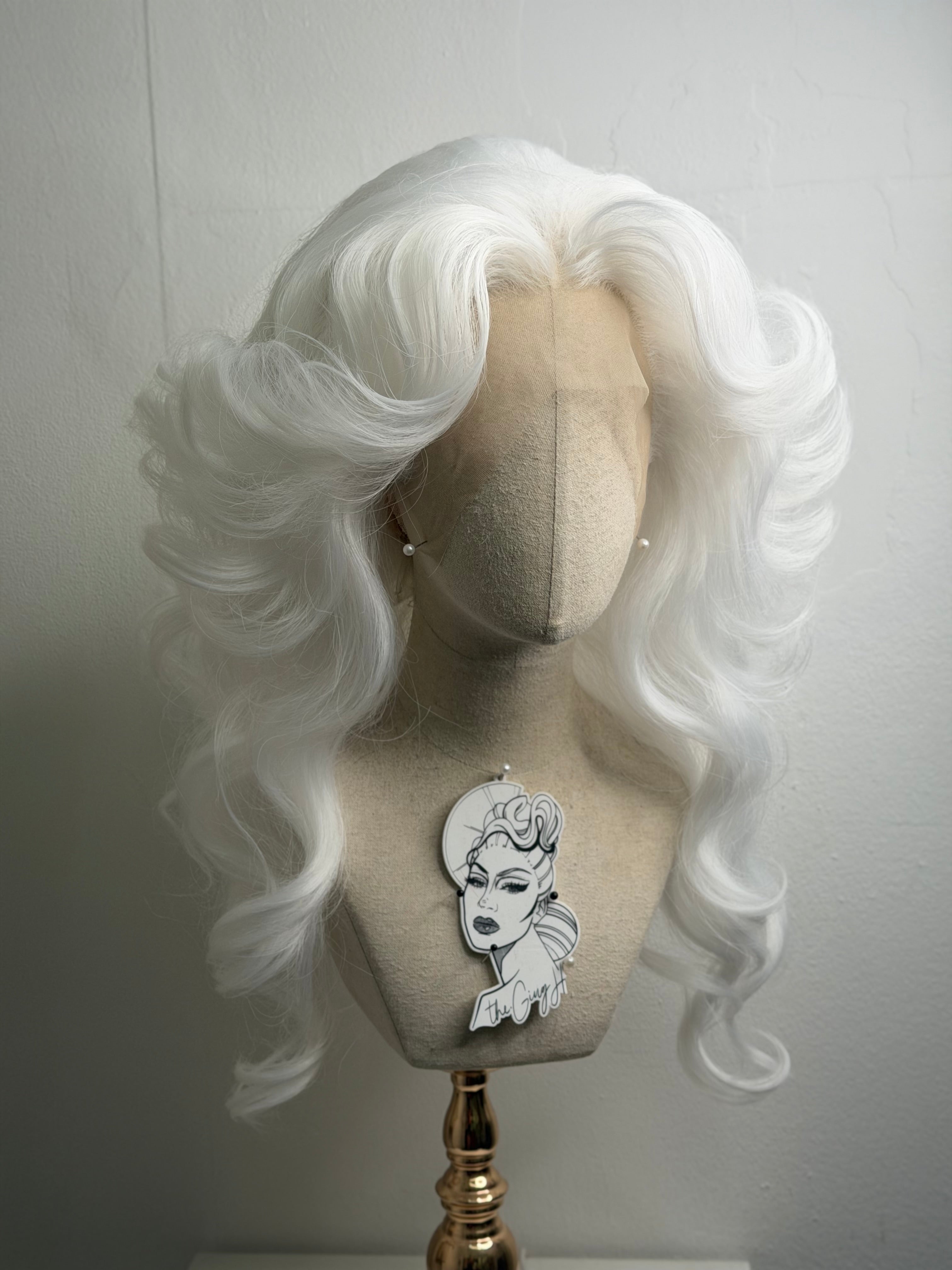 70s White Wig