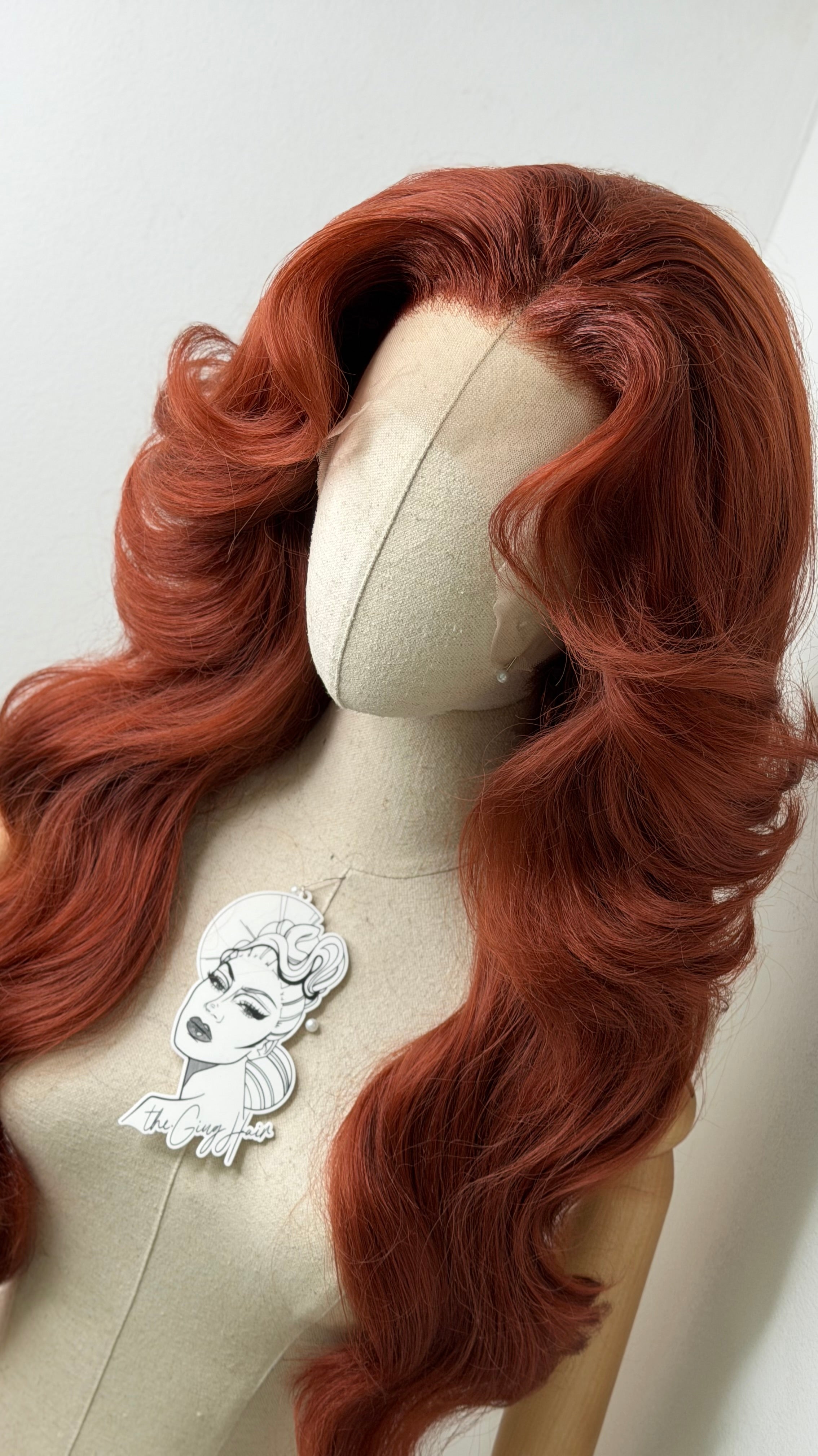 70s dark Ginger Wig