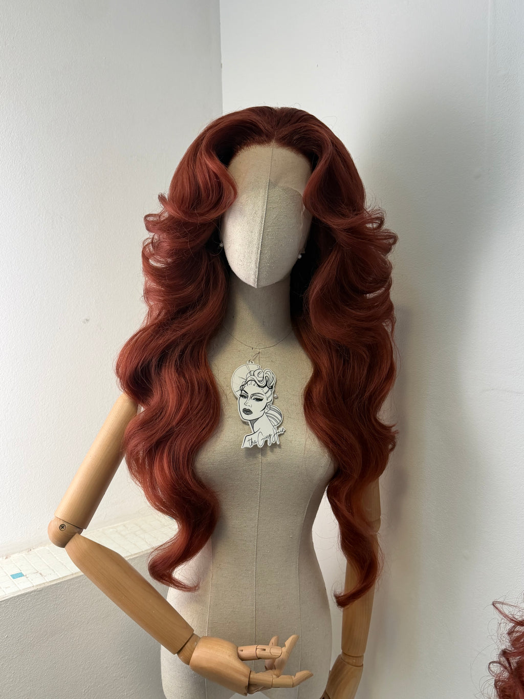 70s dark Ginger Wig