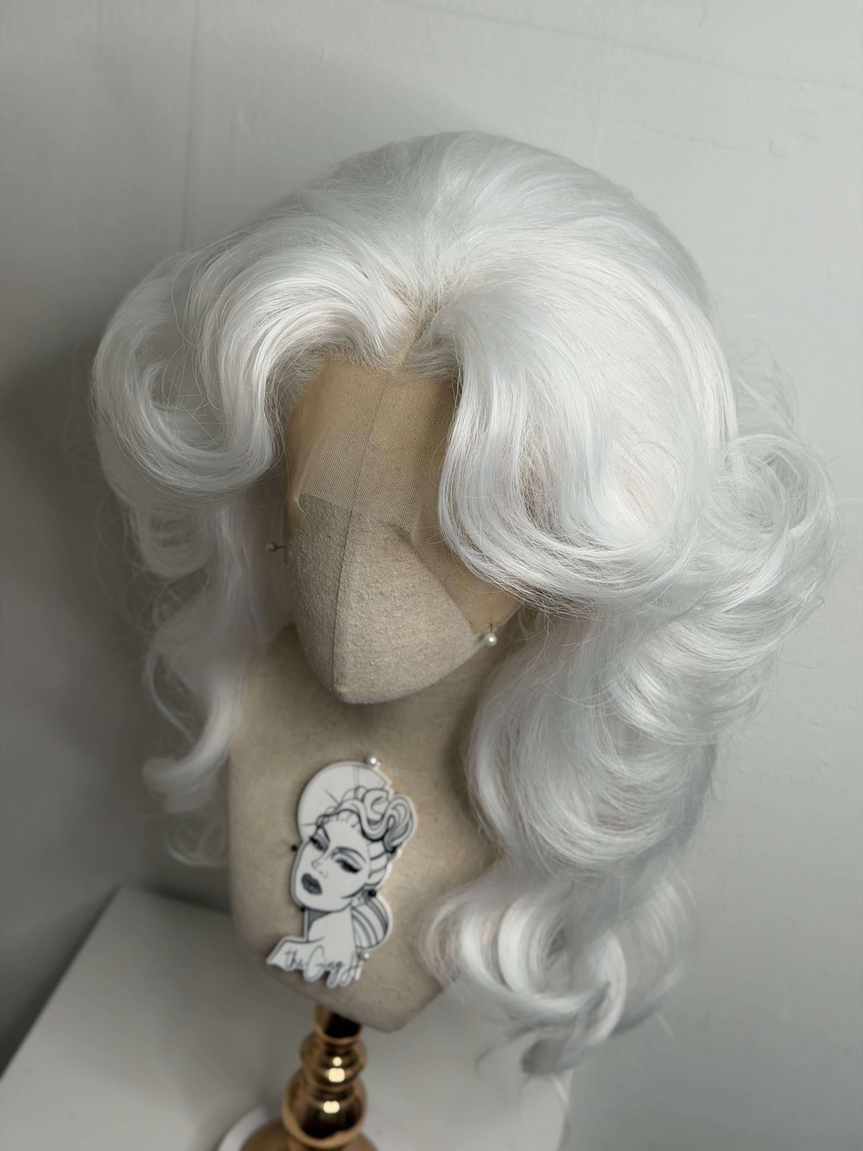 70s White Wig