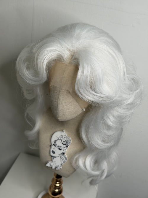 70s White Wig