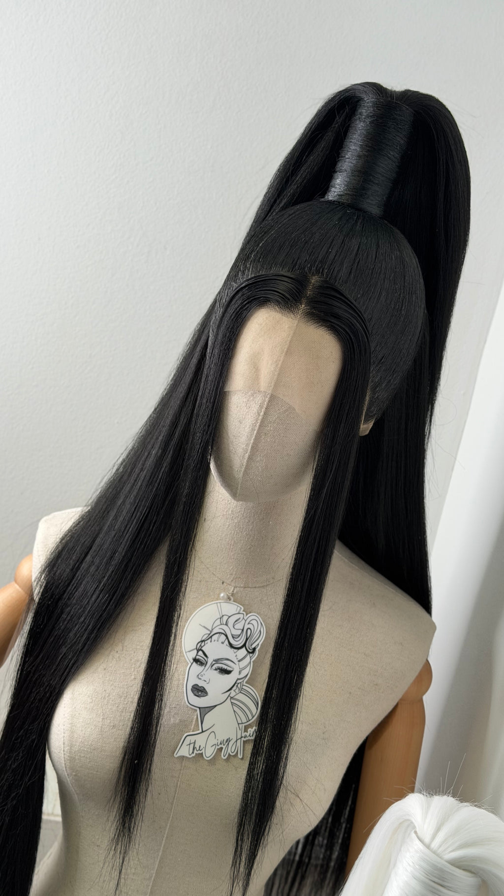 Sleek Halfup Ponytail Black