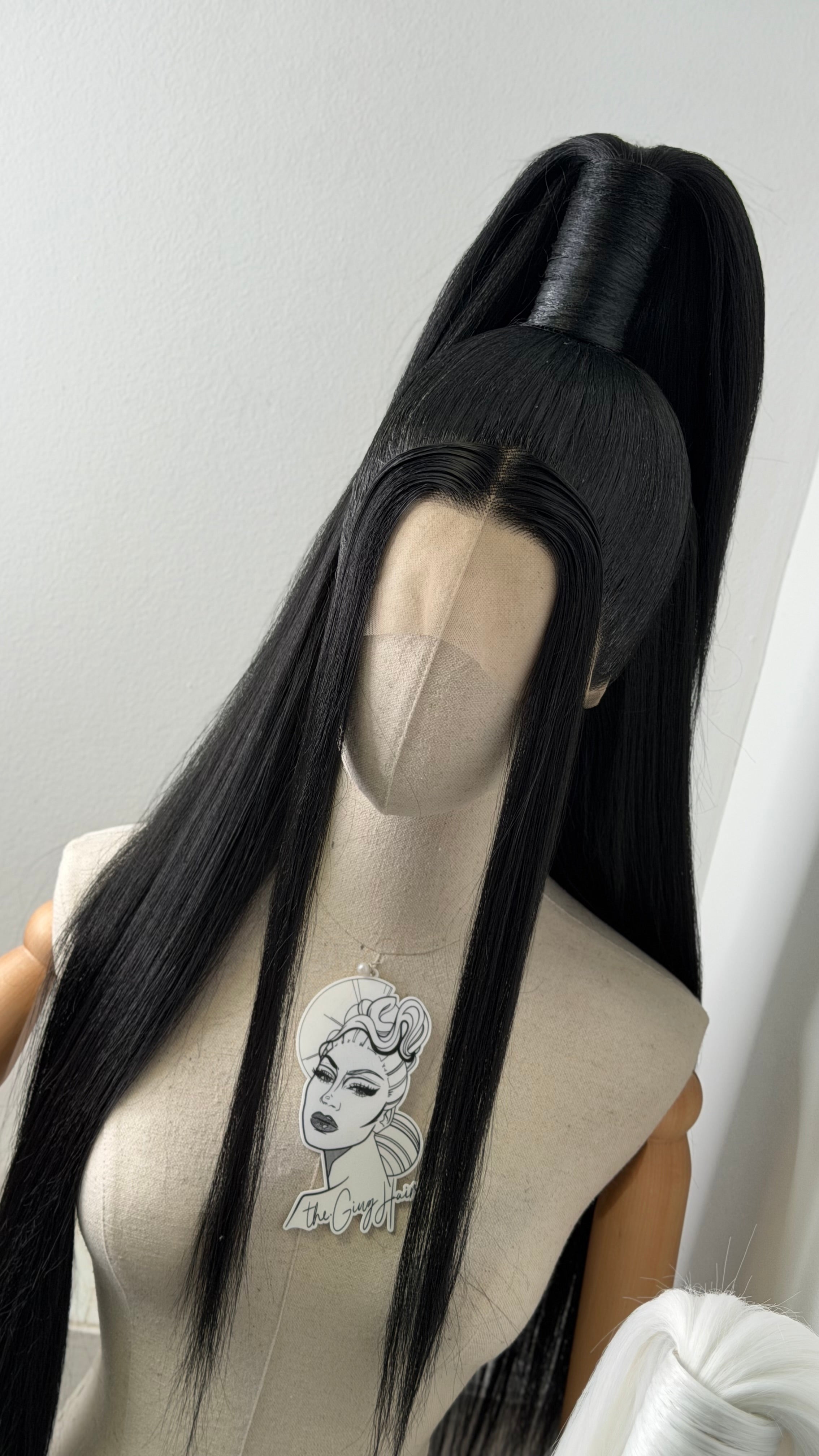 Sleek Halfup Ponytail Black