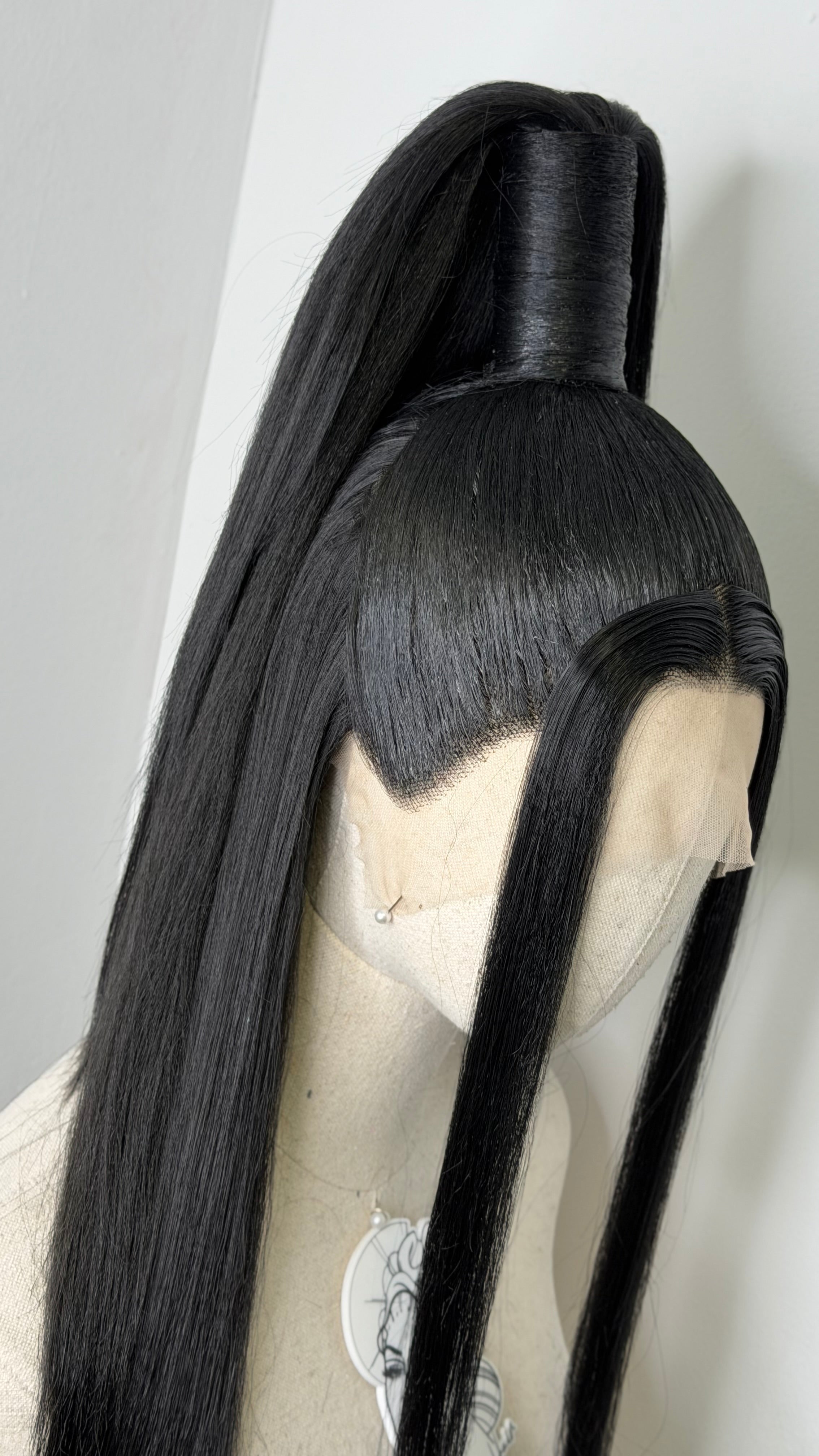 Sleek Halfup Ponytail Black