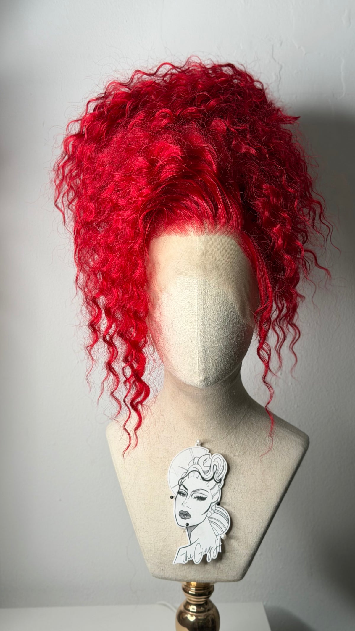 Curly Updo Red