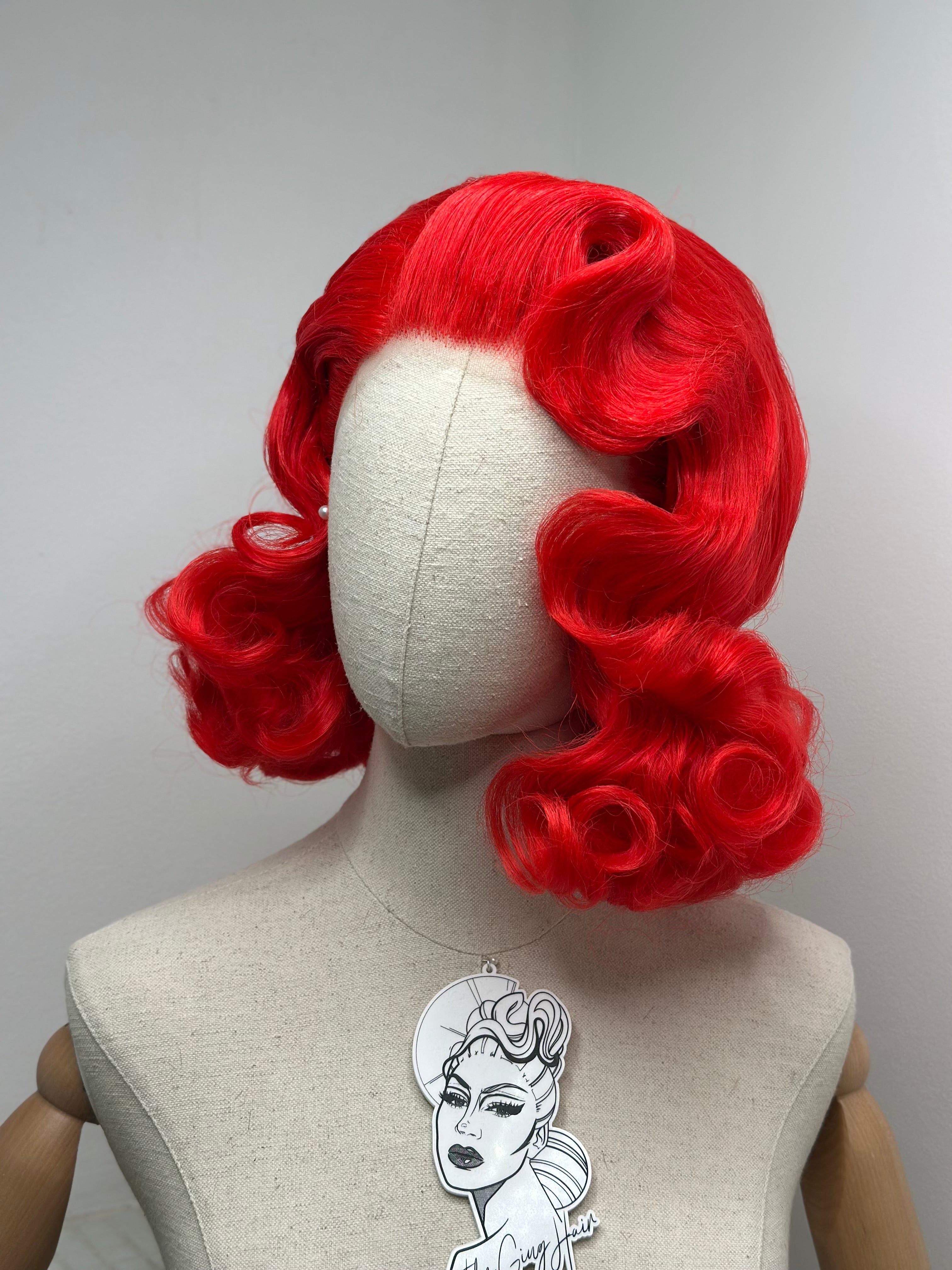 Classy short Fire Red