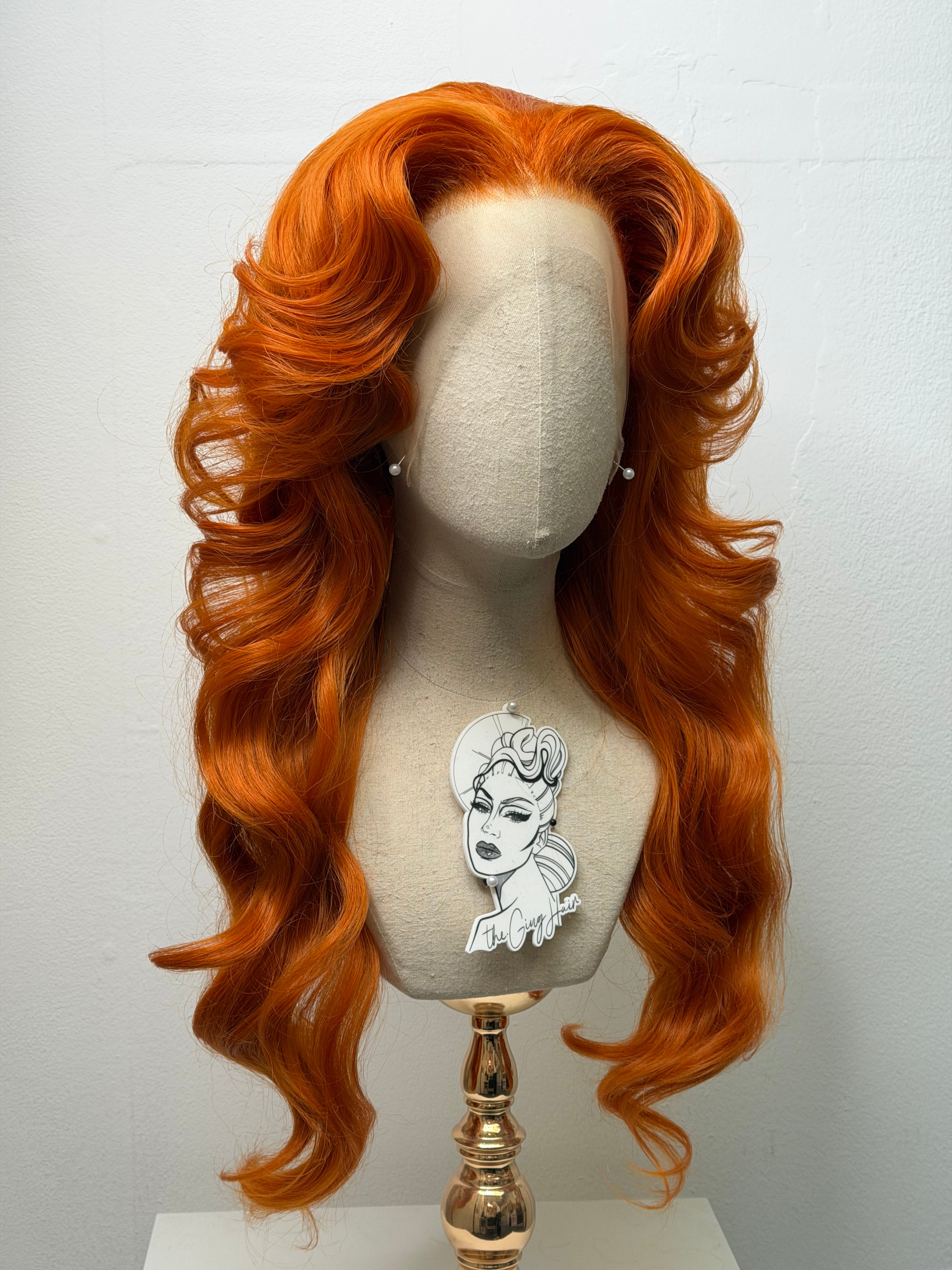 70s Wig pumpkin Ginger
