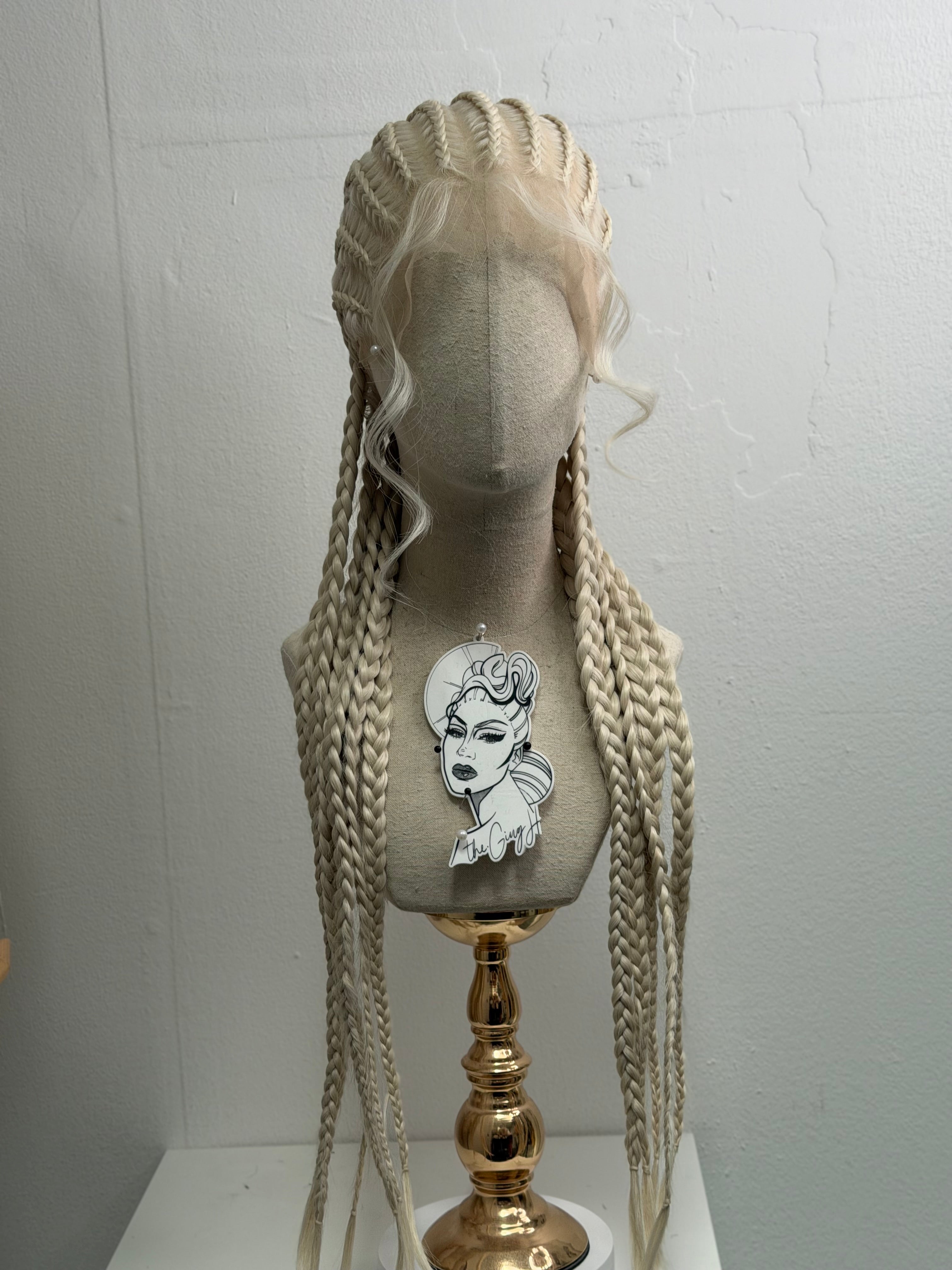 Braids Wigs PLATIN  „full lace“