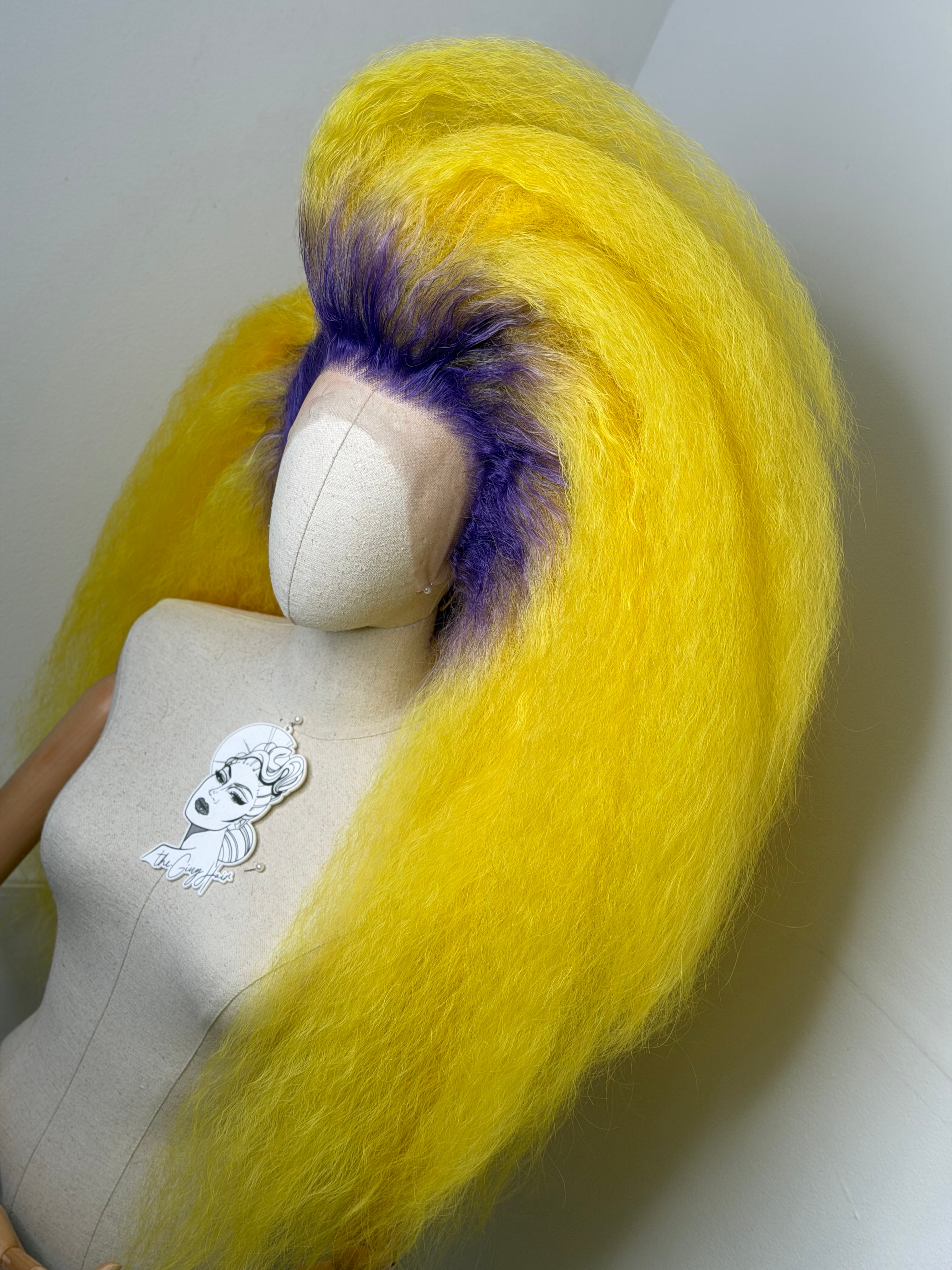 Big Puffy Yellow-Purple mix